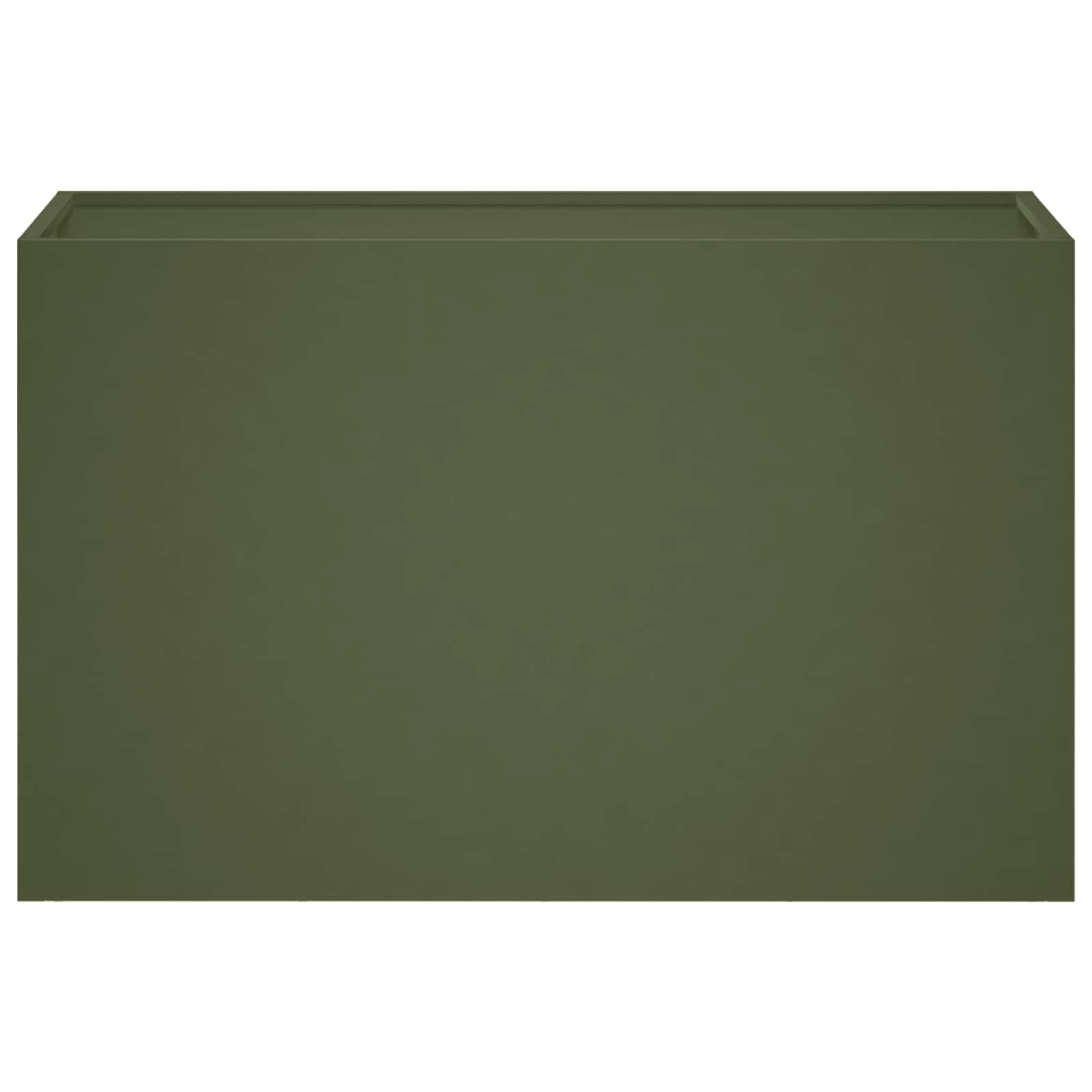 vidaXL Γλάστρα Κήπου Λαδί 80 x 40 x 50 cm Ψυχρής έλασης χάλυβας - Image 3
