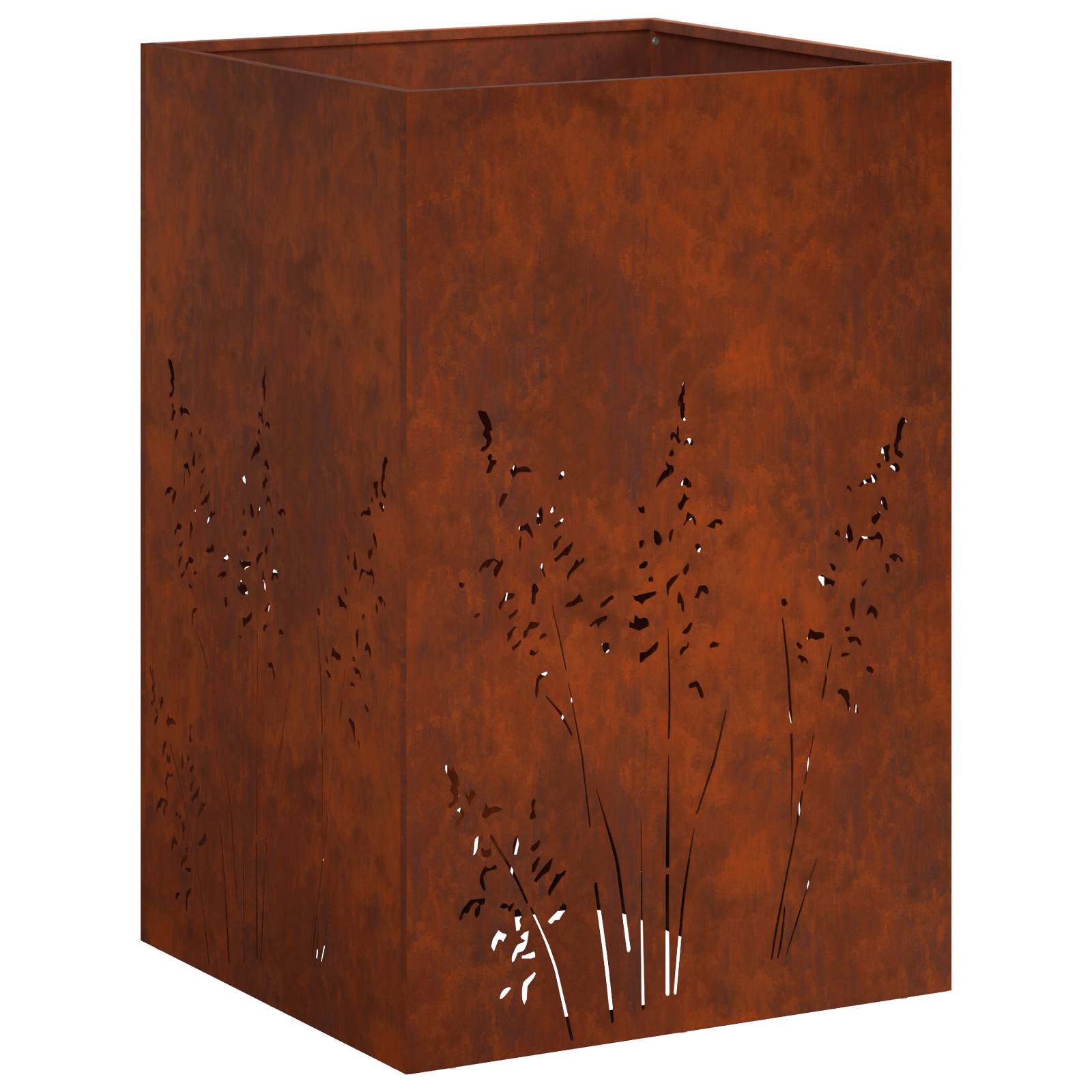 vidaXL Γλάστρα Κήπου 2 τμχ. Σκ rusty 50 x 50 x 75 cm - Image 4