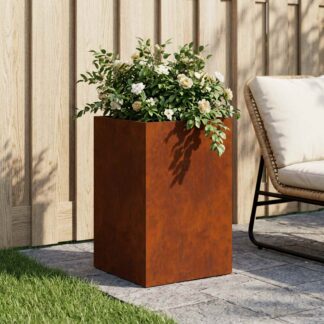 vidaXL Γλάστρα Κήπου Σκ rusty 40 x 40 x 60 cm