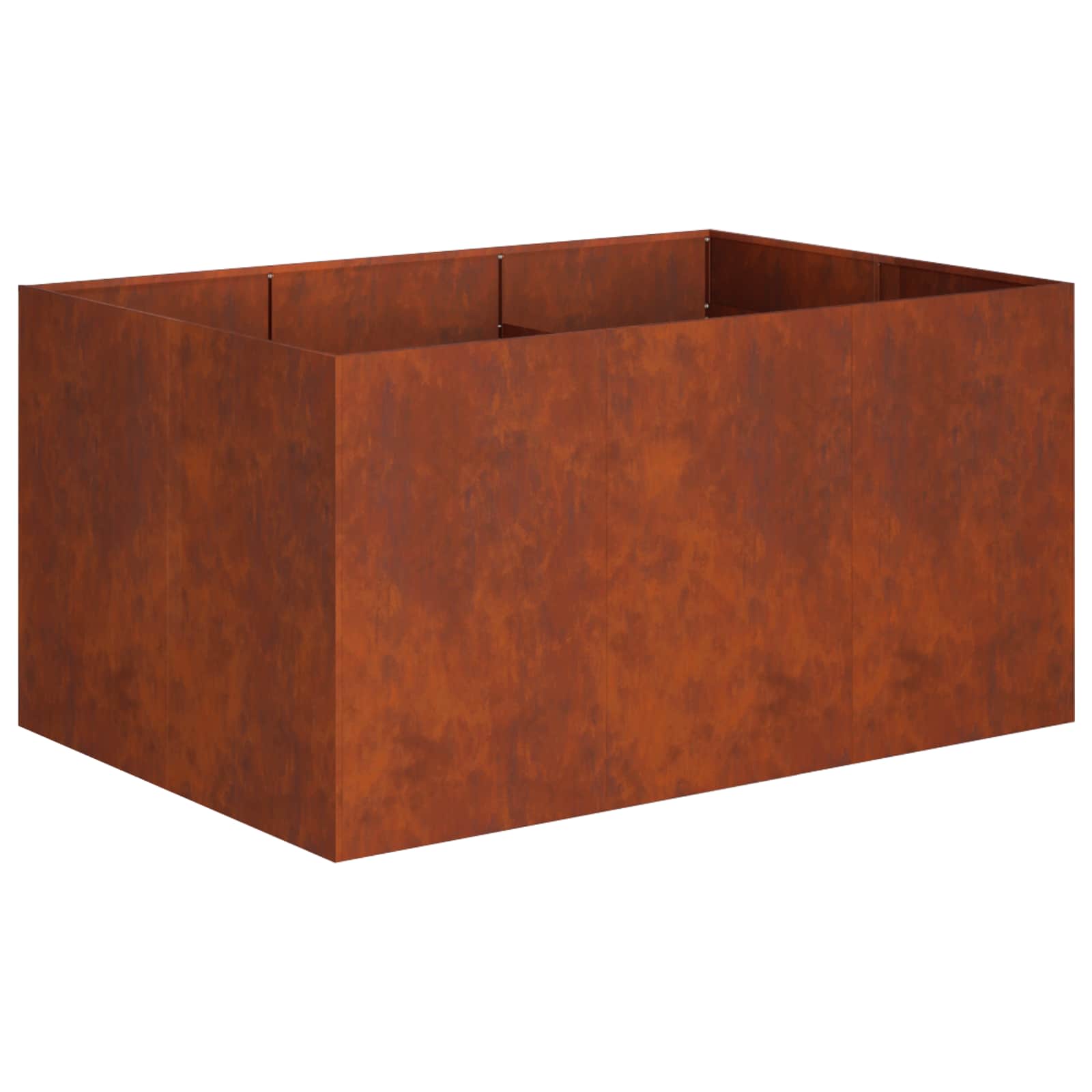 vidaXL Γλάστρα Κήπου Σκ rusty 120 x 80 x 60 εκ - Image 2