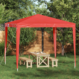 vidaXL Σκηνή Πάρτυ 250 x 250 x 240 εκ. Κόκκινο