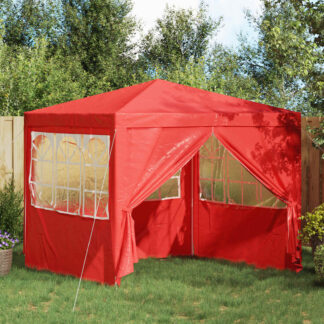 vidaXL Σκηνή Πάρτυ 250 x 250 x 240 εκ. Κόκκινο