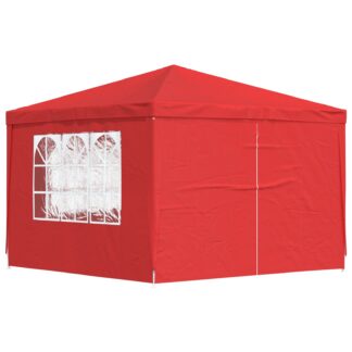 vidaXL Σκηνή Πάρτυ 300 x 300 x 255 εκ Κόκκινο