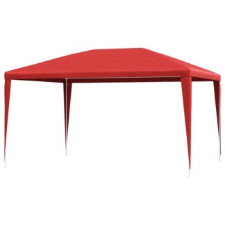 vidaXL Σκηνή Πάρτυ 400 x 300 x 255 εκ Κόκκινο