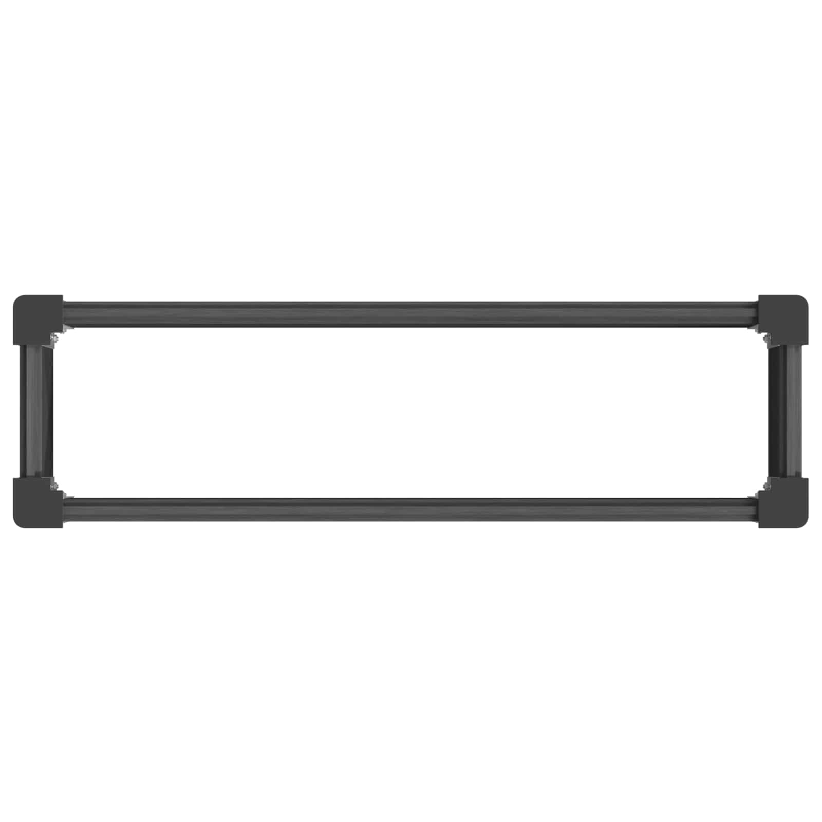 vidaXL Υπερυψωμένη Ζαρντινιέρα Γκρι 100 x 30 x 72 εκ WPC και Αλουμίνιο - Image 5