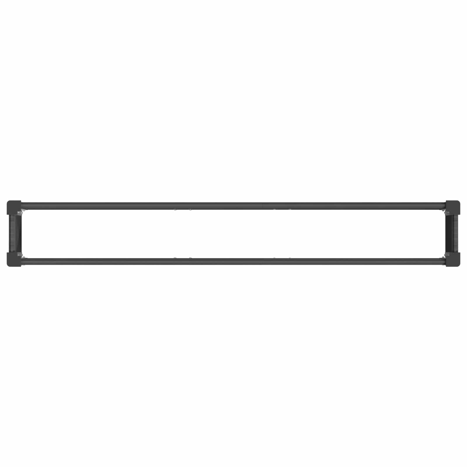 vidaXL Υπερυψωμένη Ζαρντινιέρα Γκρι 200 x 30 x 36 εκ WPC και Αλουμίνιο - Image 5