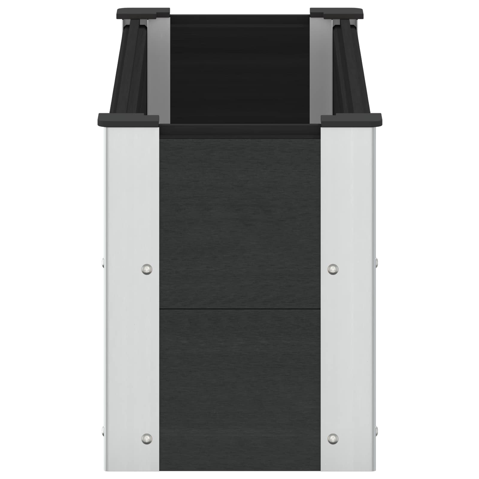vidaXL Υπερυψωμένη Ζαρντινιέρα Μαύρο 100 x 30 x 36 cm - Image 4
