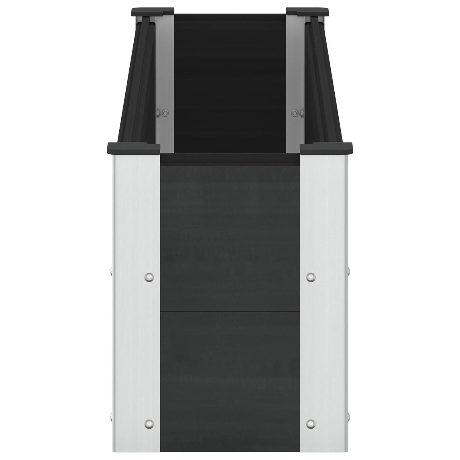 vidaXL Υπερυψωμένη Ζαρντινιέρα Μαύρο 150 x 30 x 36 εκ - Image 4