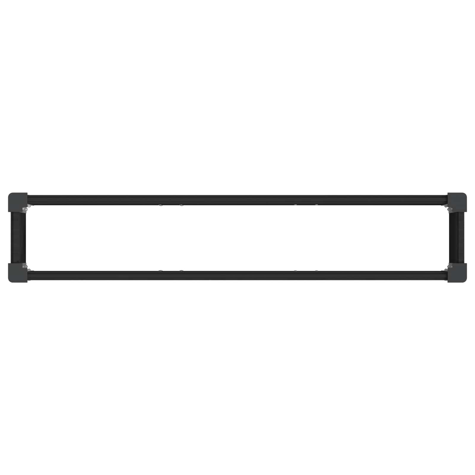vidaXL Υπερυψωμένη Ζαρντινιέρα Μαύρο 150 x 30 x 72 εκ - Image 5