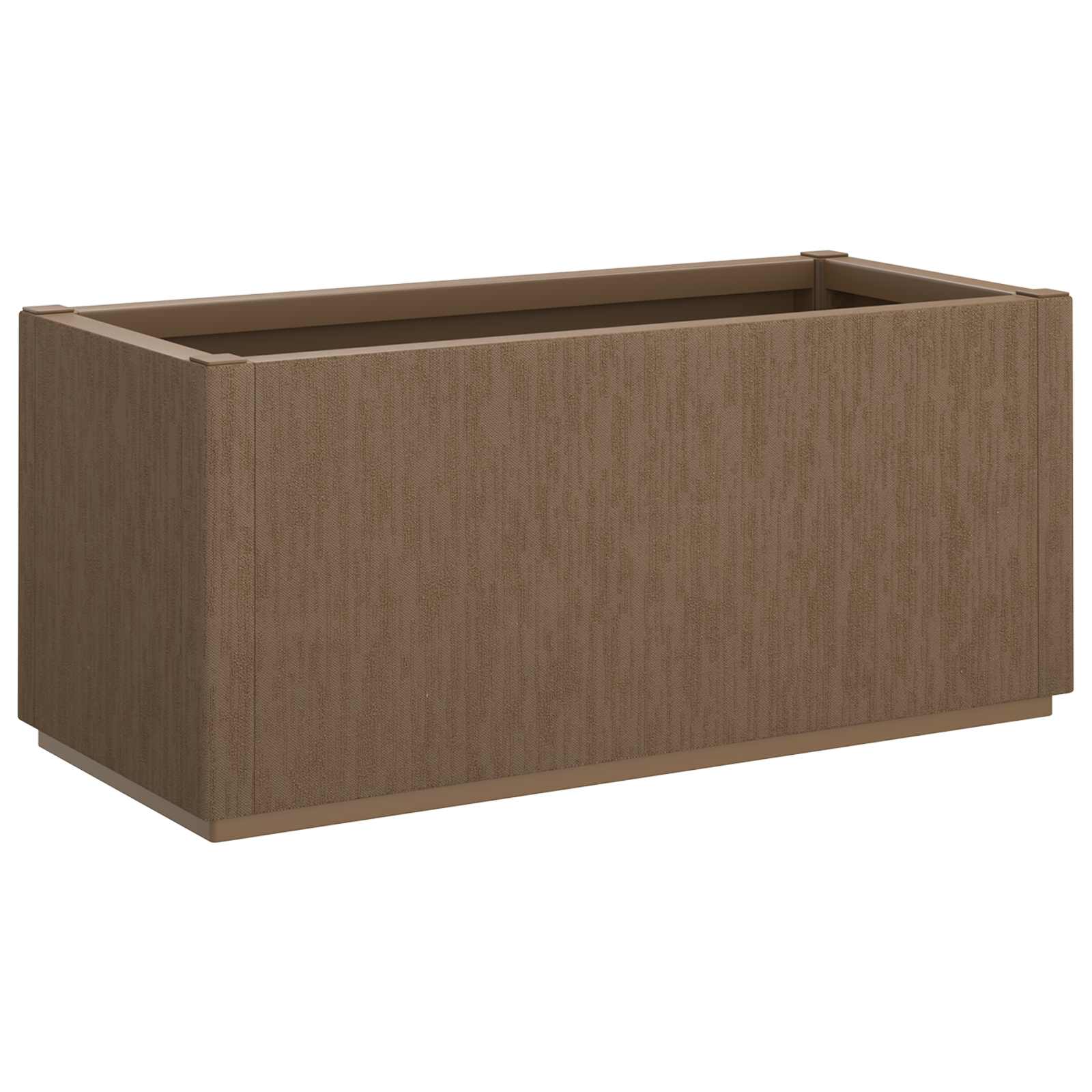 vidaXL Κουτί Λουλουδιών Κήπου Καφέ 80 x 36 x 35 εκ PP - Image 2