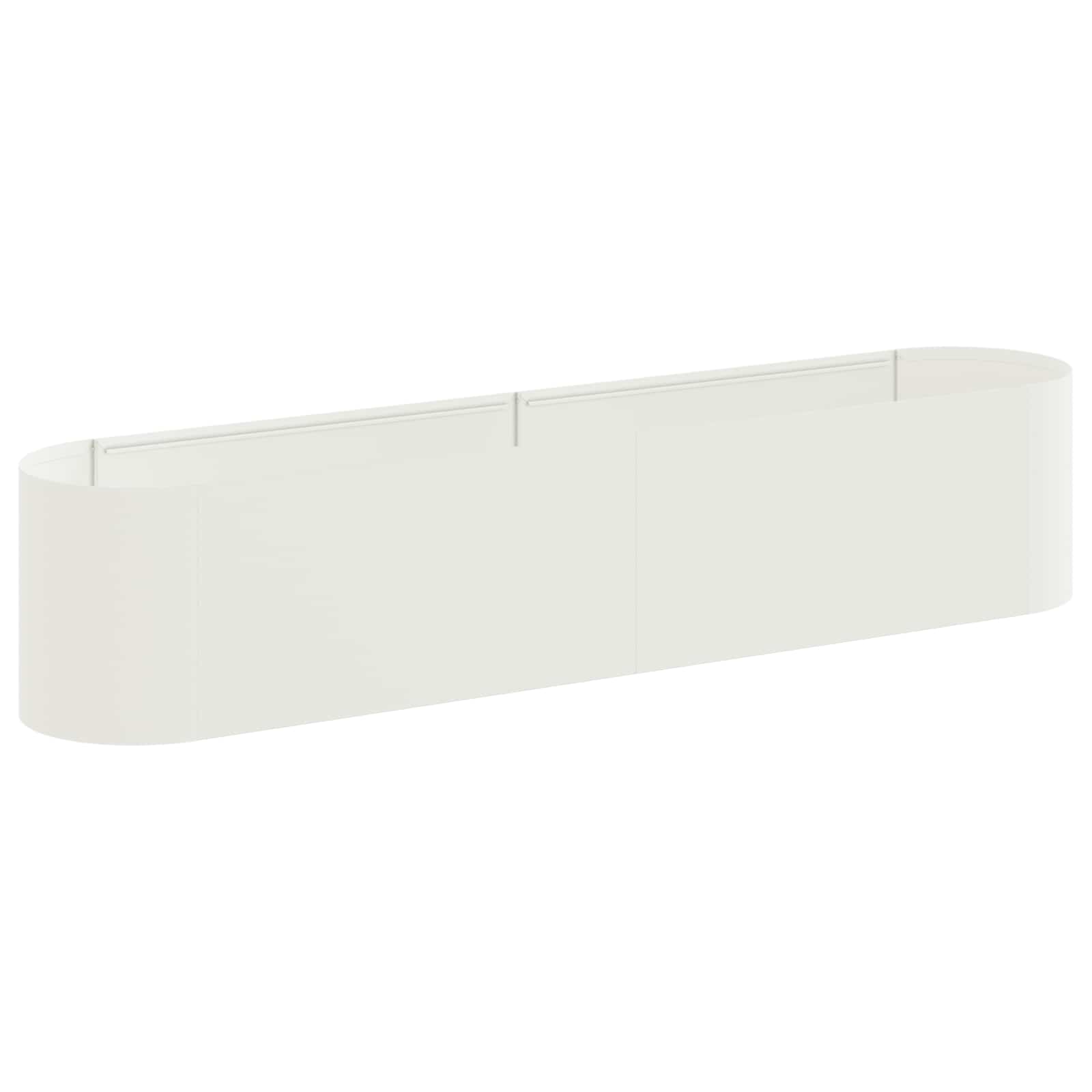 vidaXL Υψωμένο Κρεβάτι Κήπου Λευκό 200 x 40 x 40 εκ. - Image 2