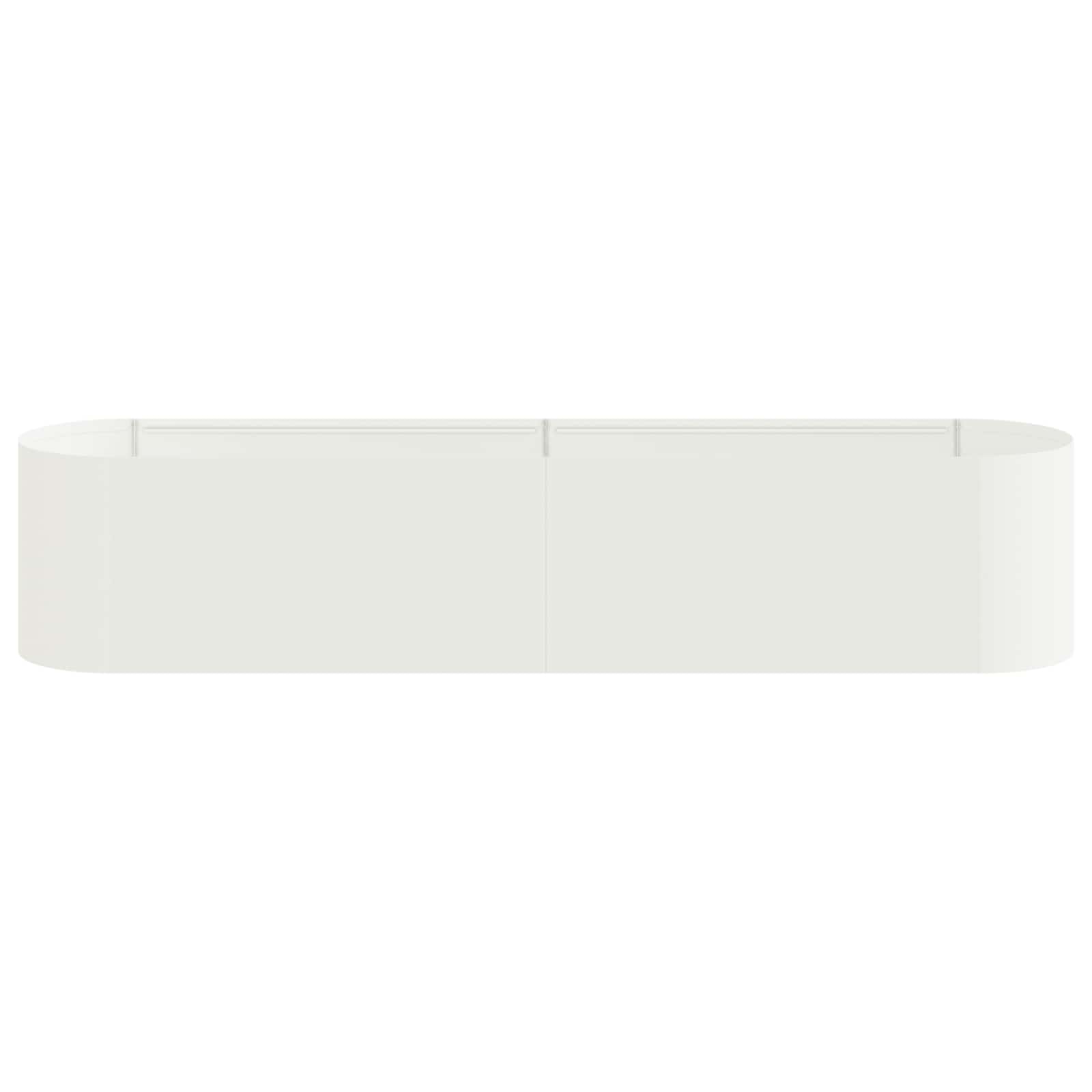 vidaXL Υψωμένο Κρεβάτι Κήπου Λευκό 200 x 40 x 40 εκ. - Image 4