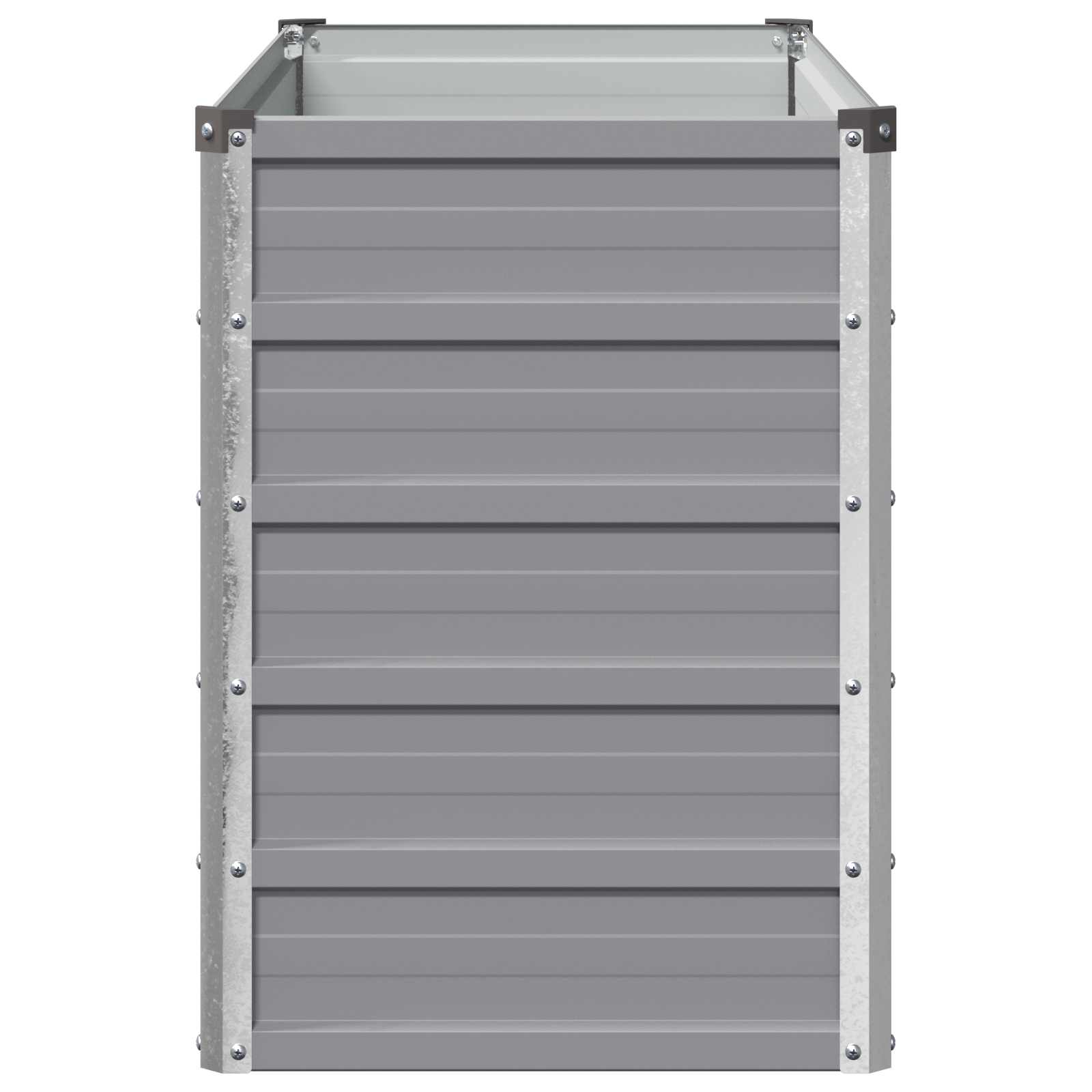 vidaXL Υψωμένο Κρεβάτι Κήπου Γκρι 100 x 40 x 55 cm - Image 4