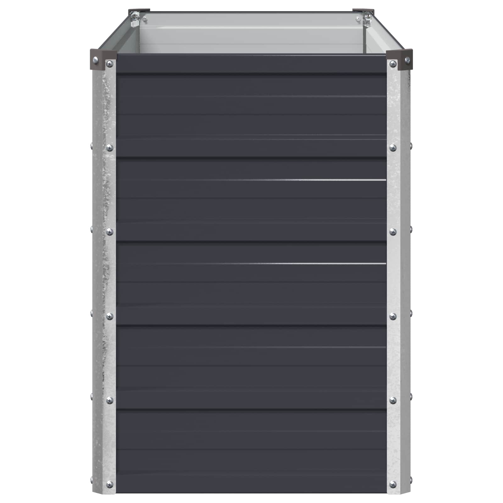 vidaXL Υψωμένο Κρεβάτι Κήπου Ανθρακί 100 x 40 x 55 cm - Image 4