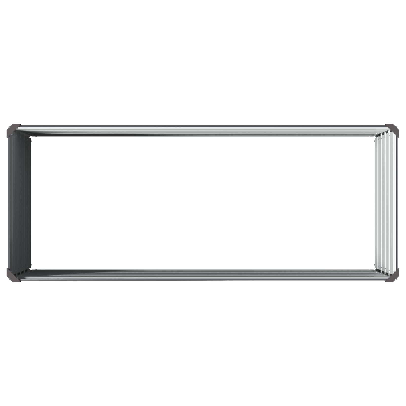 vidaXL Υψωμένο Κρεβάτι Κήπου Ανθρακί 100 x 40 x 55 cm - Image 5