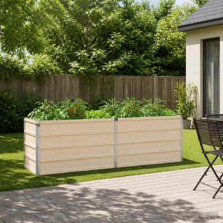 vidaXL Υψωμένο Κρεβάτι Κήπου Ελεφαντόδοντο 160 x 40 x 55 εκ.