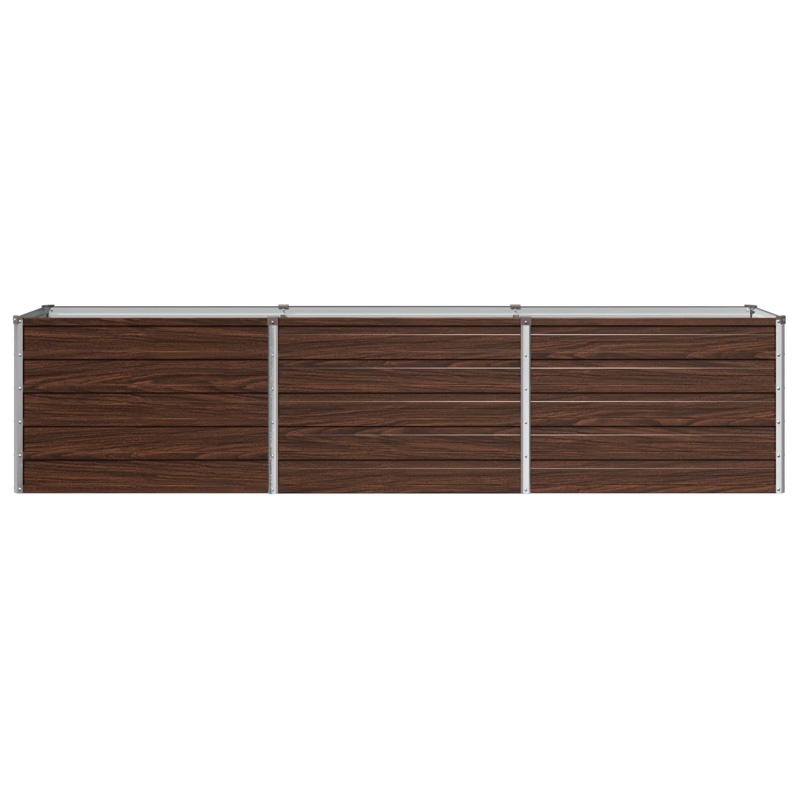 vidaXL Υψωμένο Κρεβάτι Κήπου Μαύρο 240 x 40 x 55 εκ. - Image 3