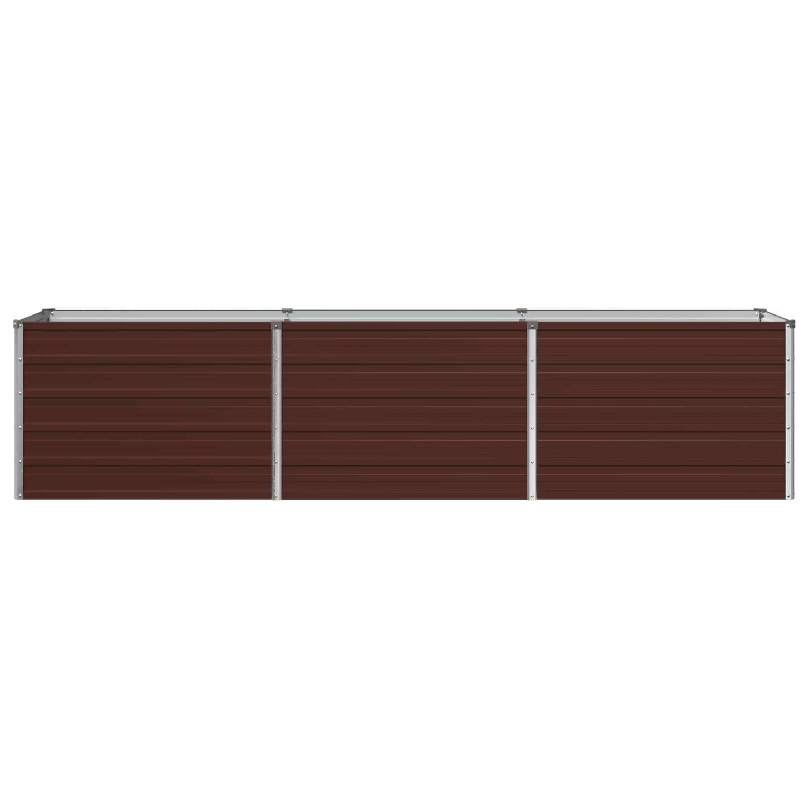 vidaXL Υψωμένο Κρεβάτι Κήπου Καφέ 240 x 40 x 55 εκ. - Image 3