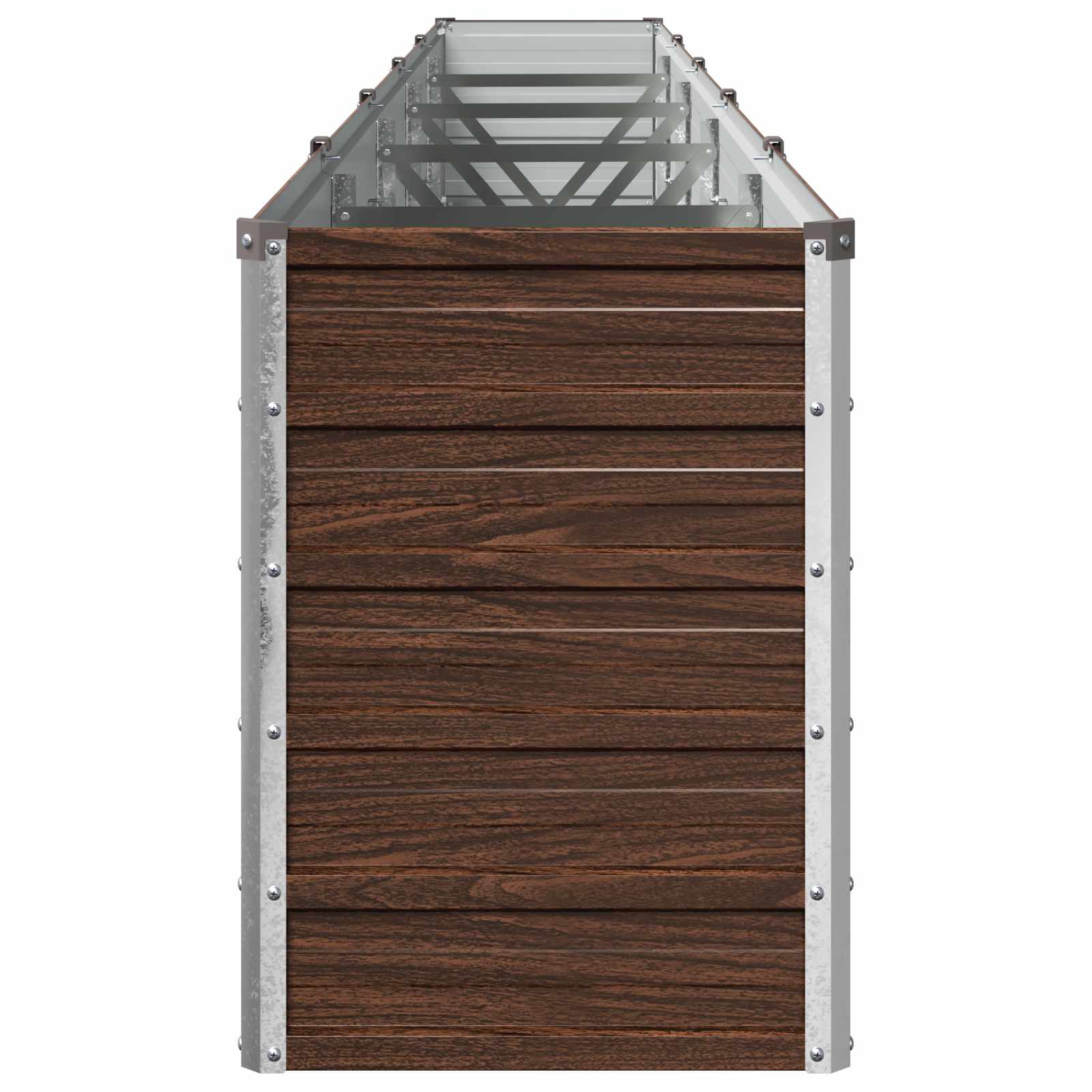 vidaXL Υψωμένο Κρεβάτι Κήπου Μαύρο 400 x 40 x 55 εκ. - Image 4