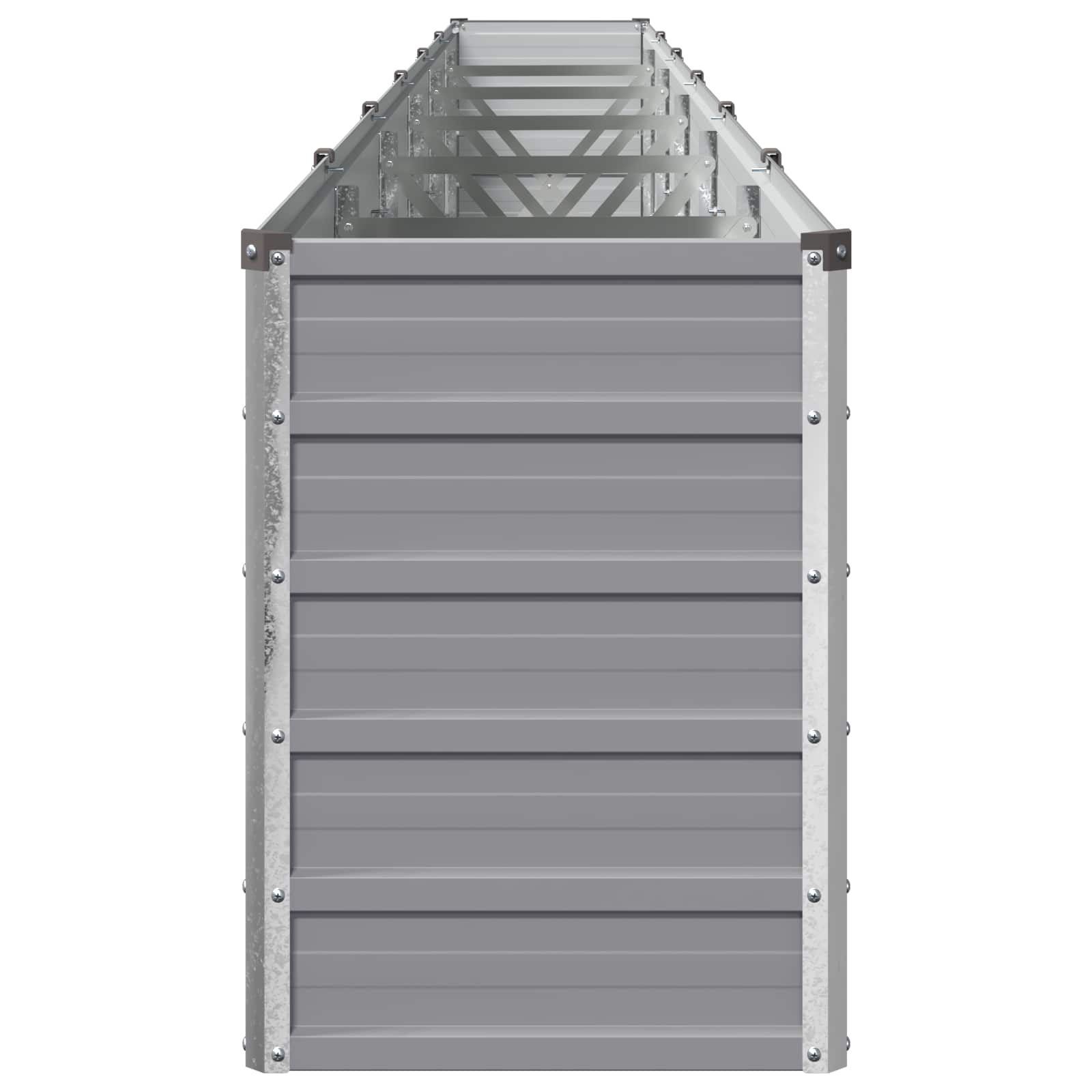 vidaXL Υψωμένο Κρεβάτι Κήπου Γκρι 480 x 40 x 55 εκ. - Image 4