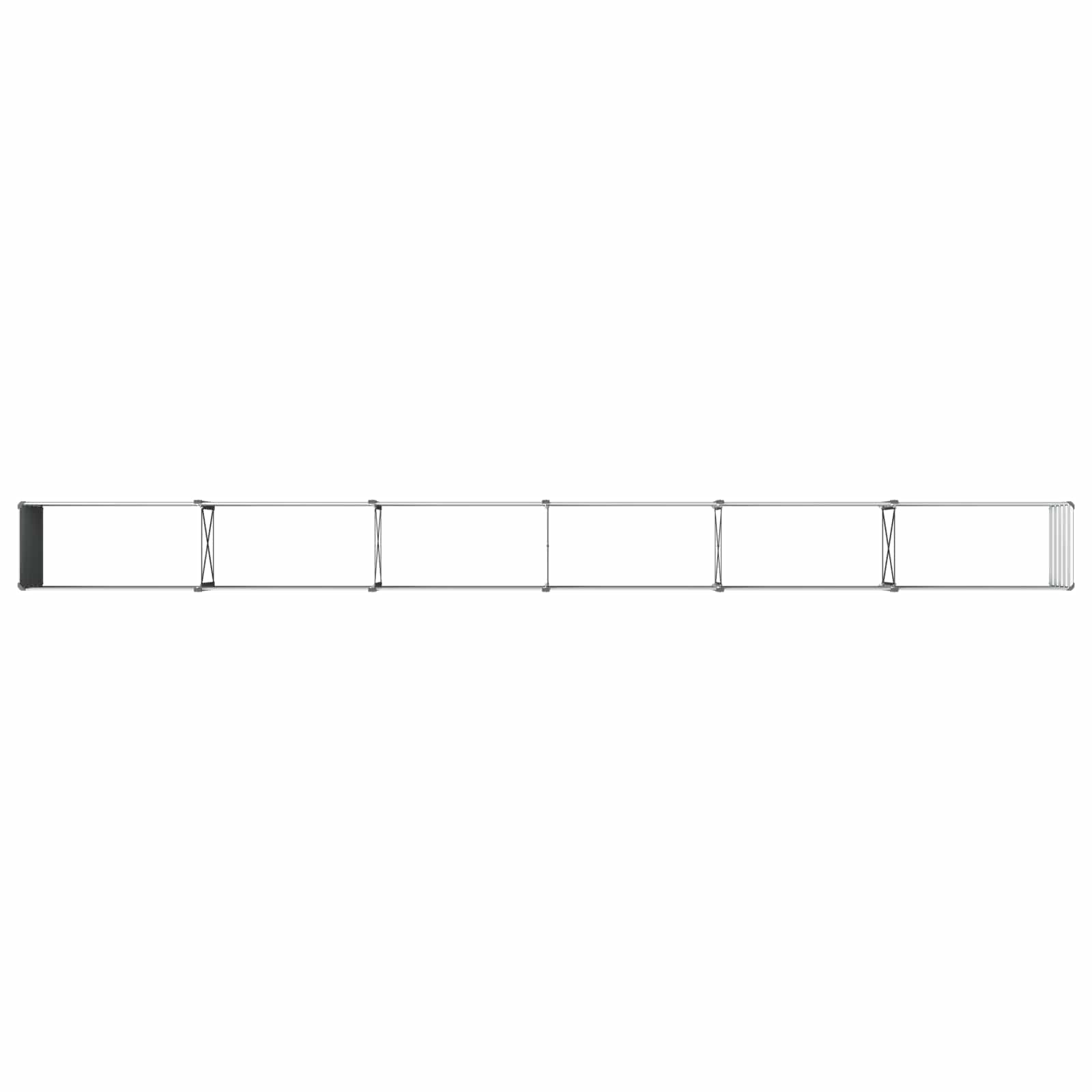 vidaXL Υψωμένο Κρεβάτι Κήπου Γκρι 480 x 40 x 55 εκ. - Image 5