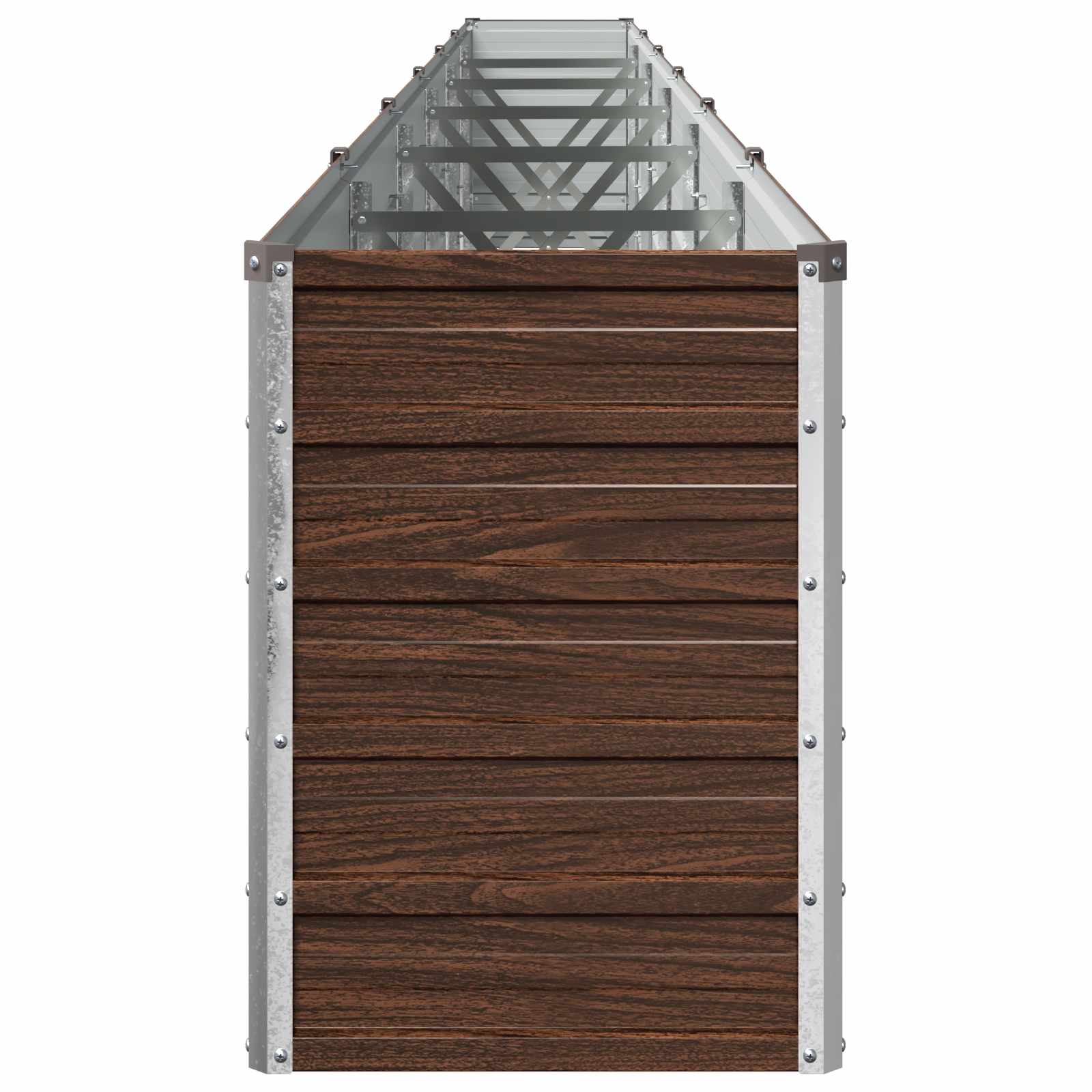 vidaXL Υψωμένο Κρεβάτι Κήπου Μαύρο 600 x 40 x 55 εκ. - Image 4