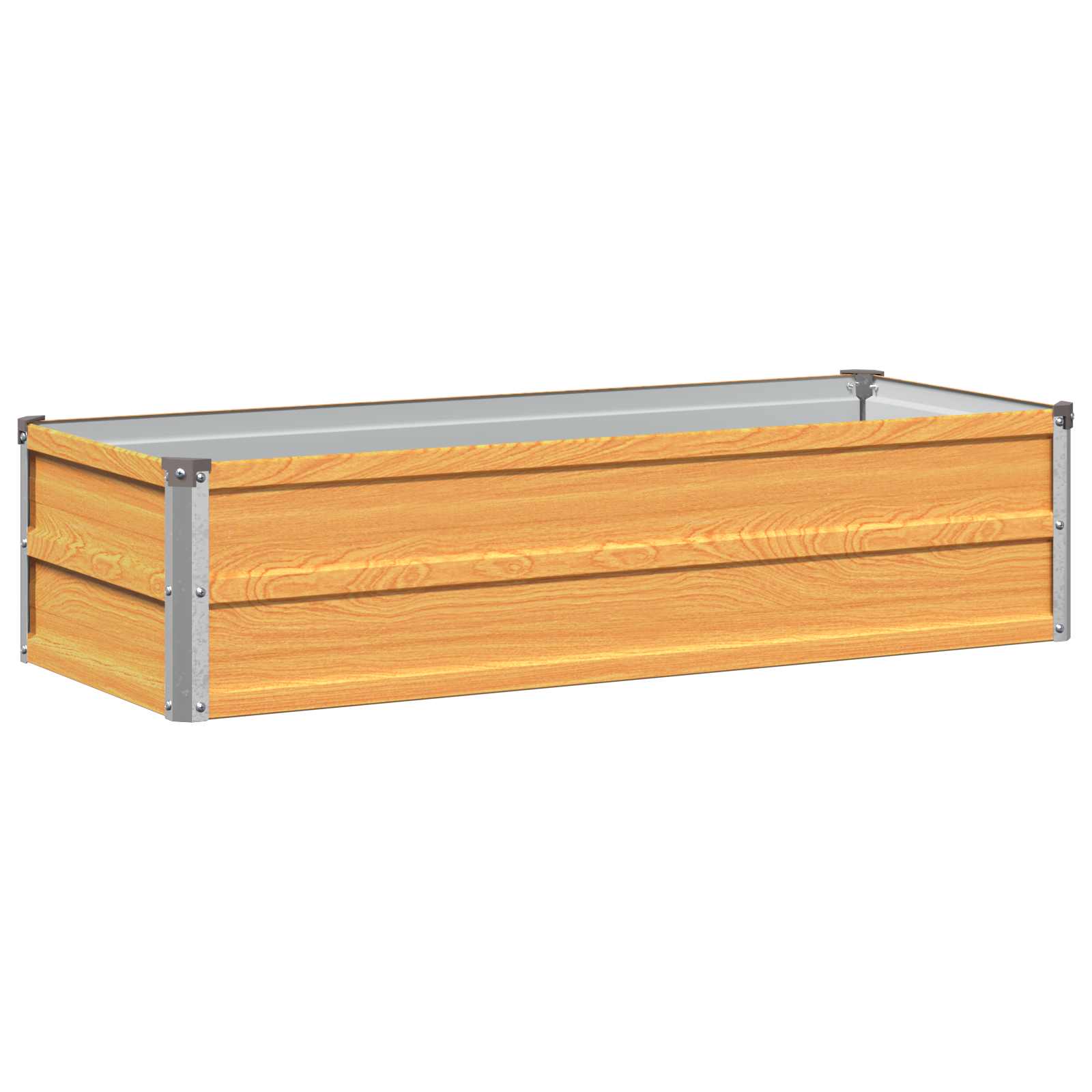 vidaXL Υψωμένο Κρεβάτι Κήπου Φυσικό 100 x 40 x 24 εκ. - Image 2