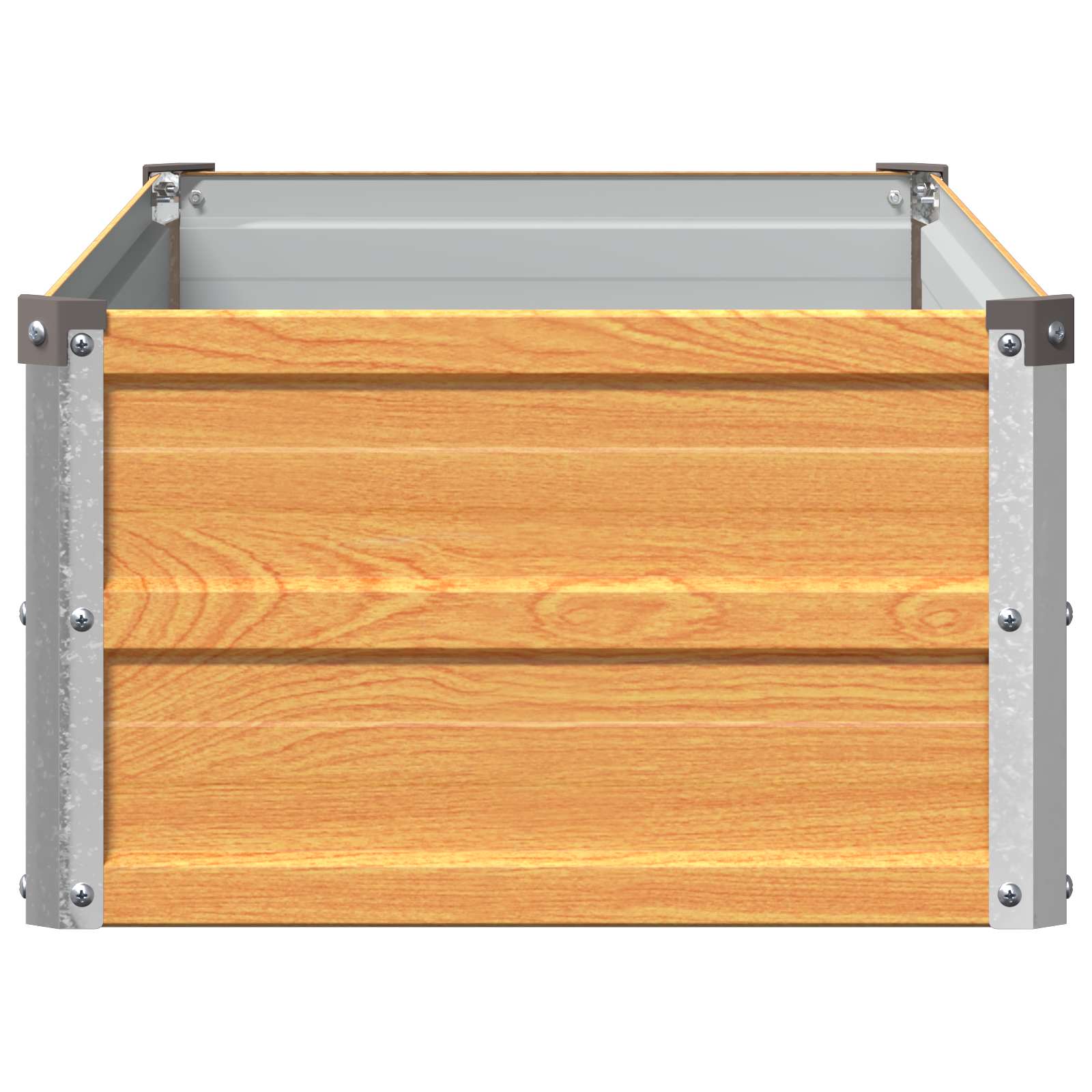 vidaXL Υψωμένο Κρεβάτι Κήπου Φυσικό 100 x 40 x 24 εκ. - Image 4