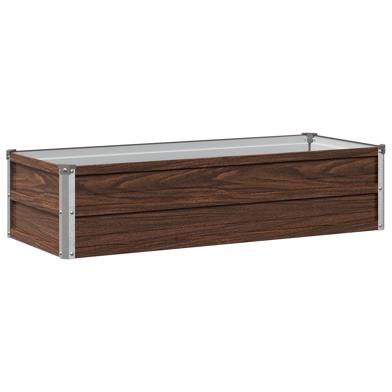 vidaXL Υψωμένο Κρεβάτι Κήπου Μαύρο 100 x 40 x 24 εκ. - Image 2