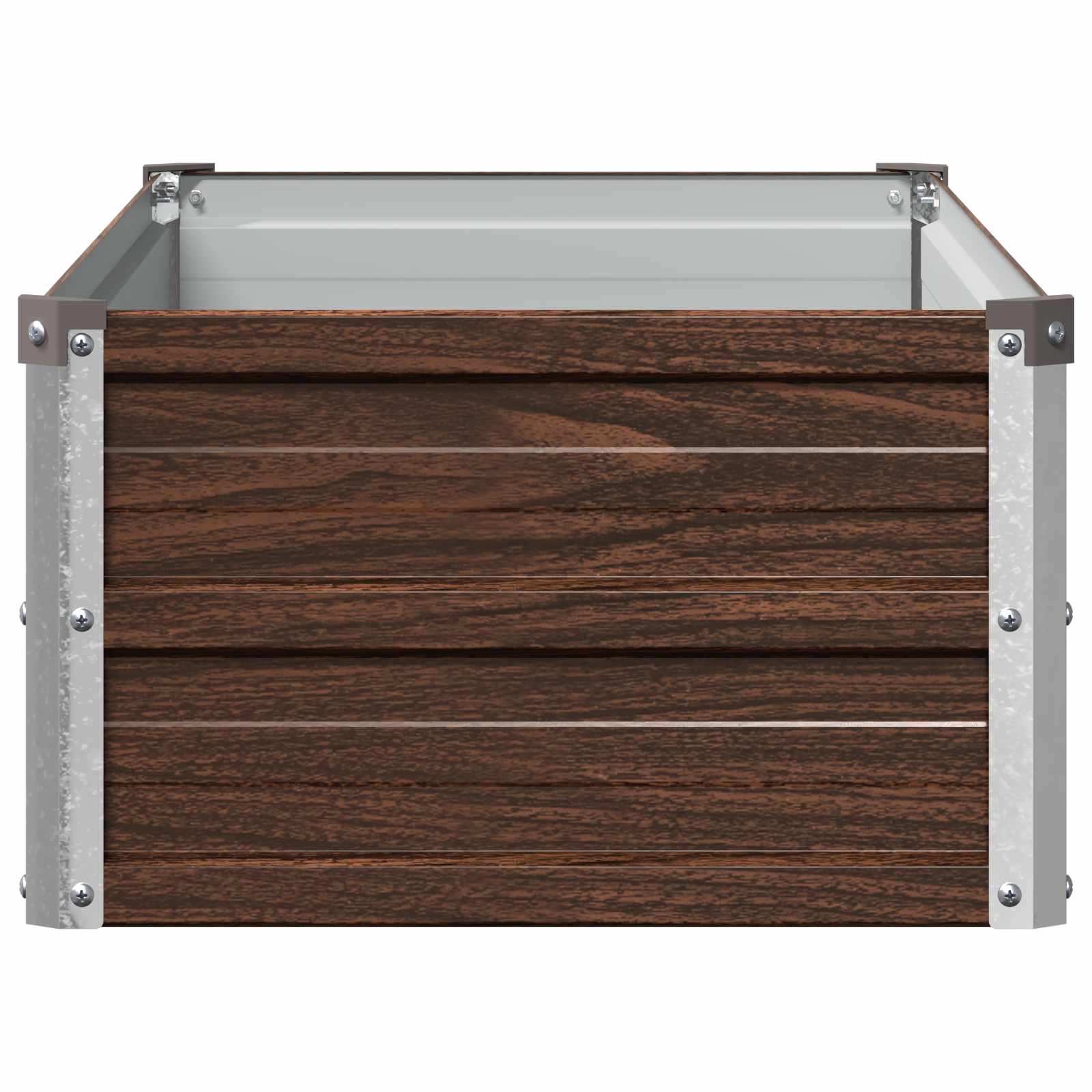 vidaXL Υψωμένο Κρεβάτι Κήπου Μαύρο 100 x 40 x 24 εκ. - Image 4