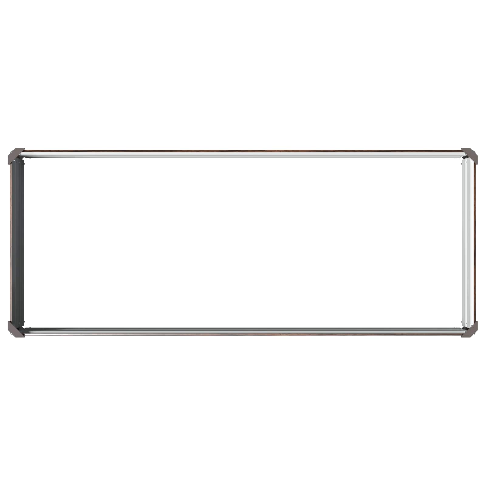 vidaXL Υψωμένο Κρεβάτι Κήπου Μαύρο 100 x 40 x 24 εκ. - Image 5
