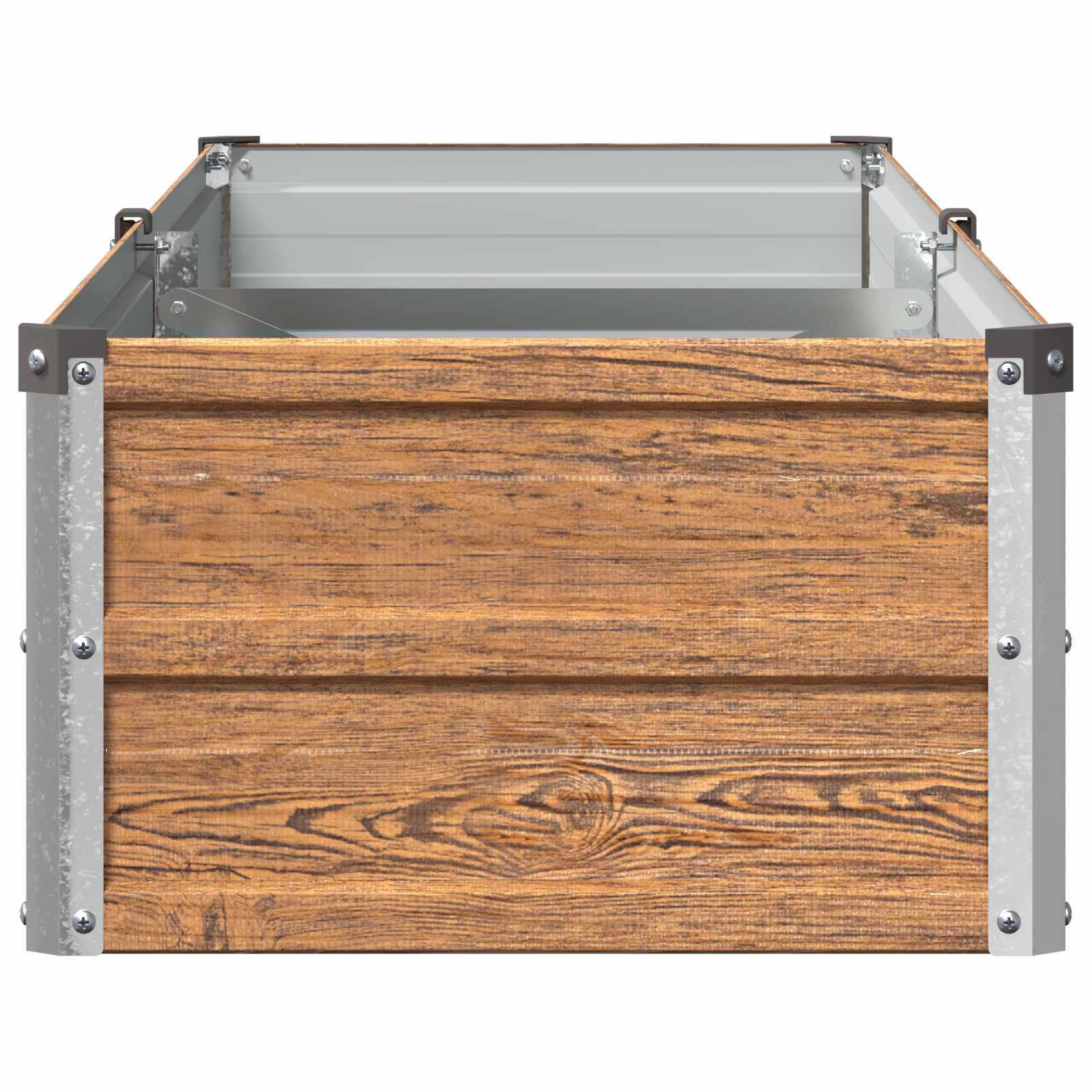 vidaXL Υψωμένο Κρεβάτι Κήπου Ξύλινο Καφέ 160 x 40 x 24 εκ. - Image 4
