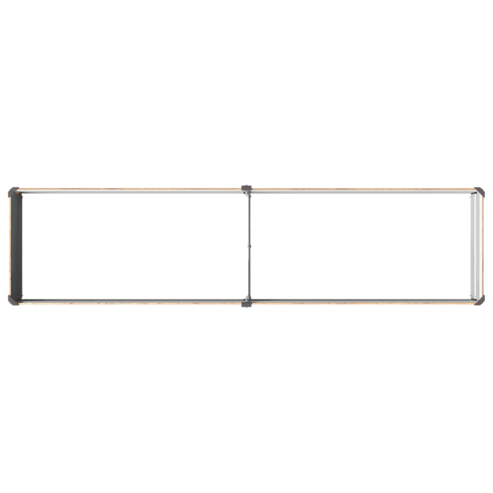 vidaXL Υψωμένο Κρεβάτι Κήπου Ξύλινο Καφέ 160 x 40 x 24 εκ. - Image 5