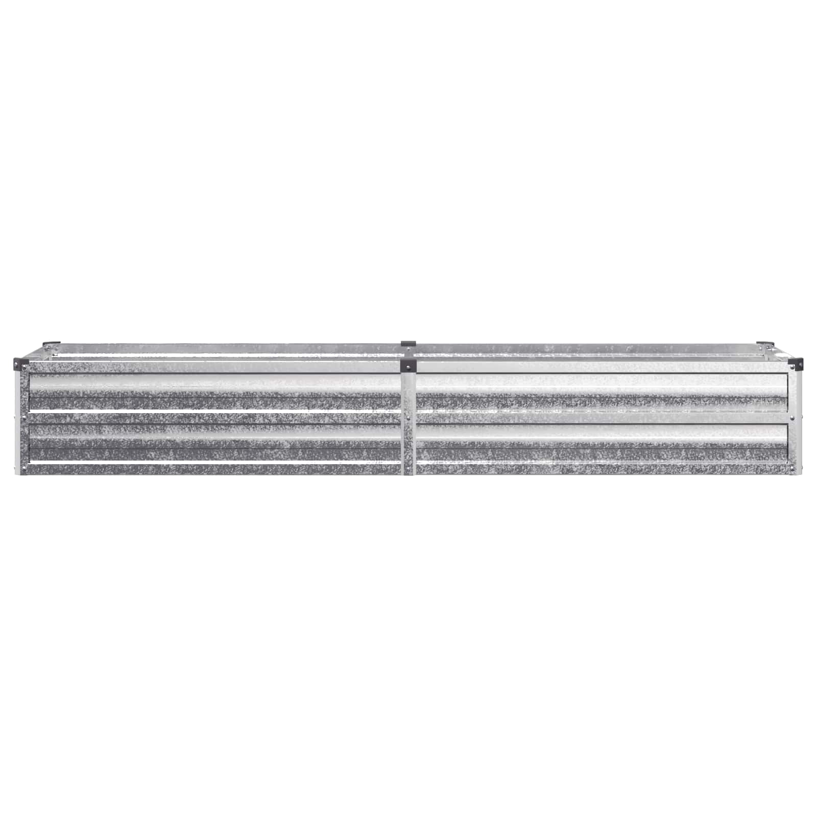vidaXL Υψωμένο Κρεβάτι Κήπου Ασημί 160 x 40 x 24 εκ. γαλβανισμένο - Image 3