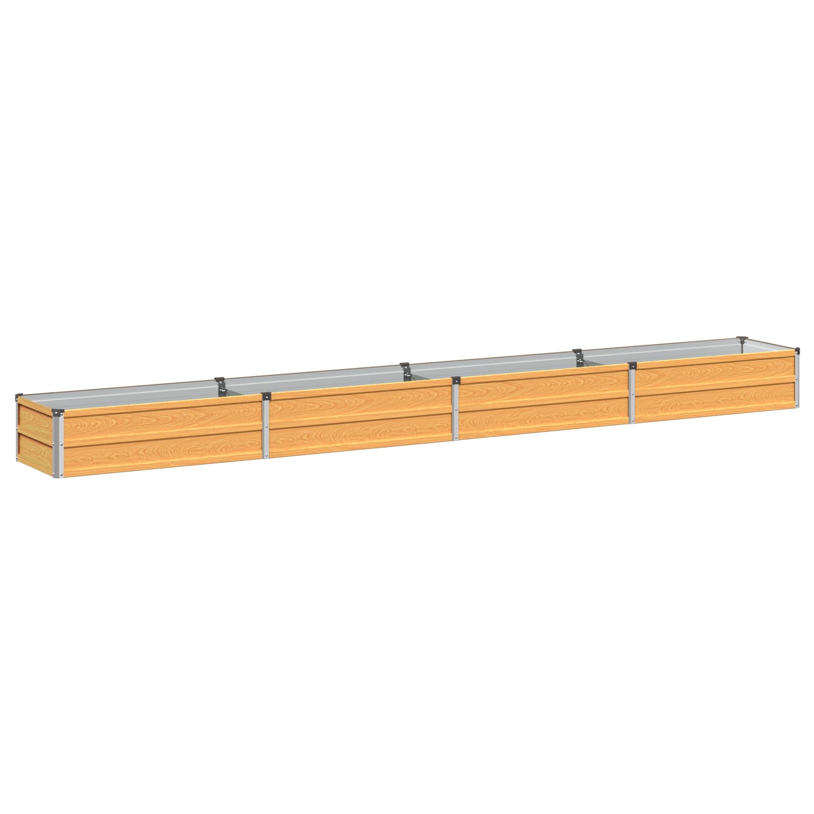 vidaXL Υψωμένο Κρεβάτι Κήπου Φυσικό 320 x 40 x 24 εκ. - Image 2