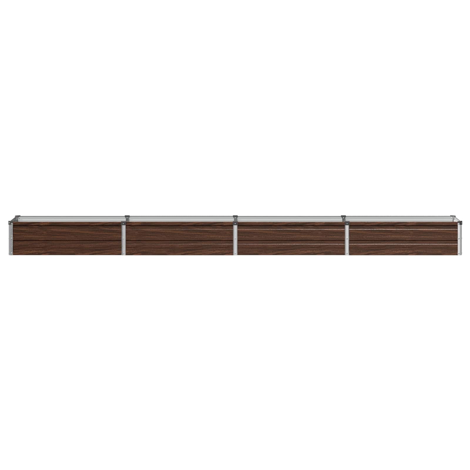 vidaXL Υψωμένο Κρεβάτι Κήπου Μαύρο 320 x 40 x 24 εκ. - Image 3