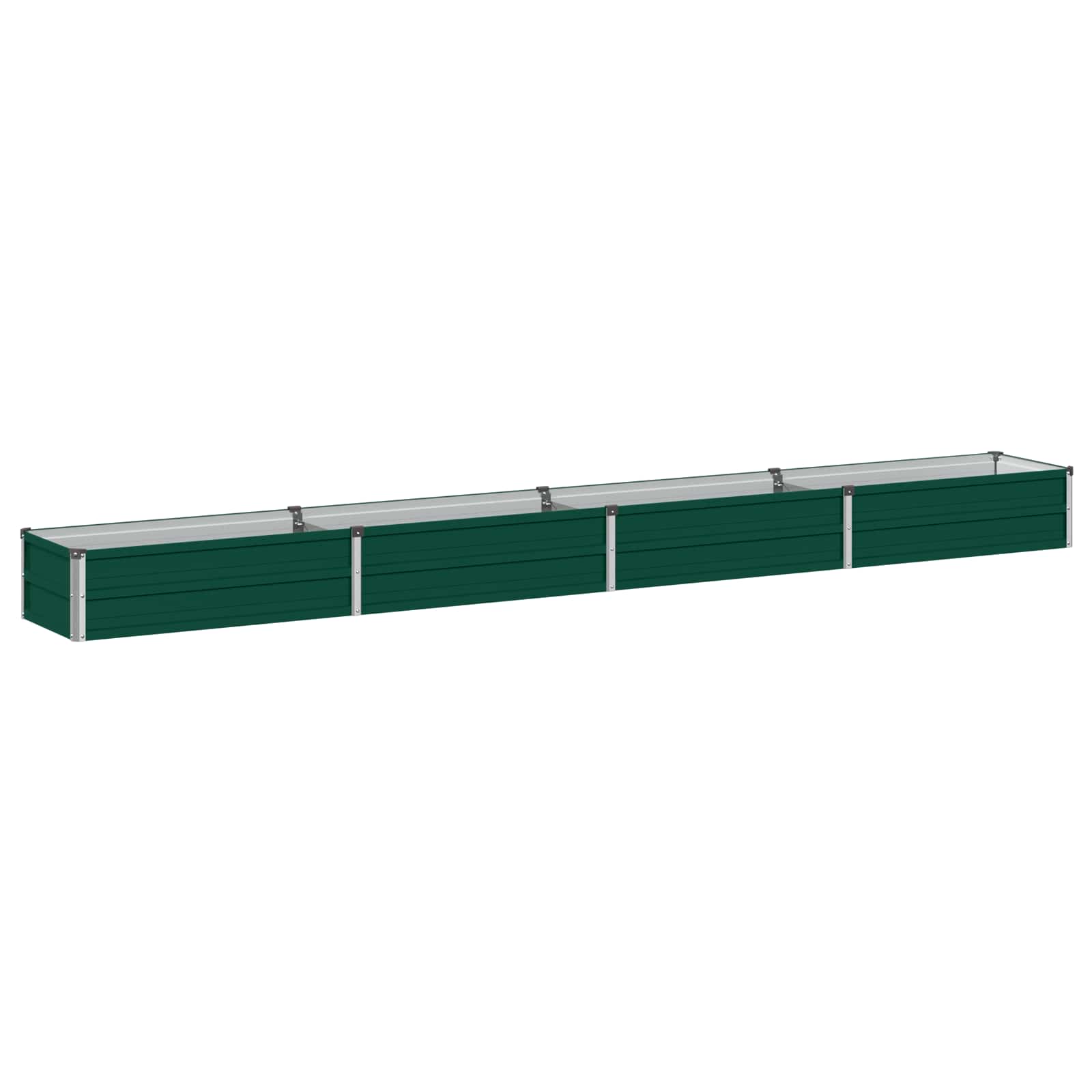vidaXL Υψωμένο Κρεβάτι Κήπου Πράσινο 320 x 40 x 24 εκ. - Image 2