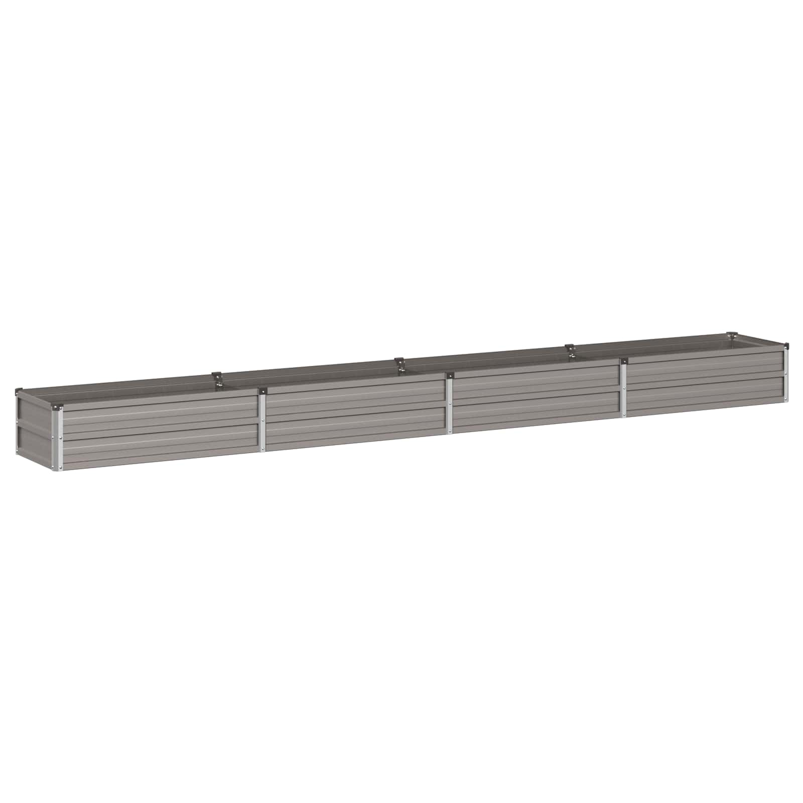 vidaXL Υψωμένο Κρεβάτι Κήπου Σκ rusty 320 x 40 x 24 εκ. κοντόν - Image 3