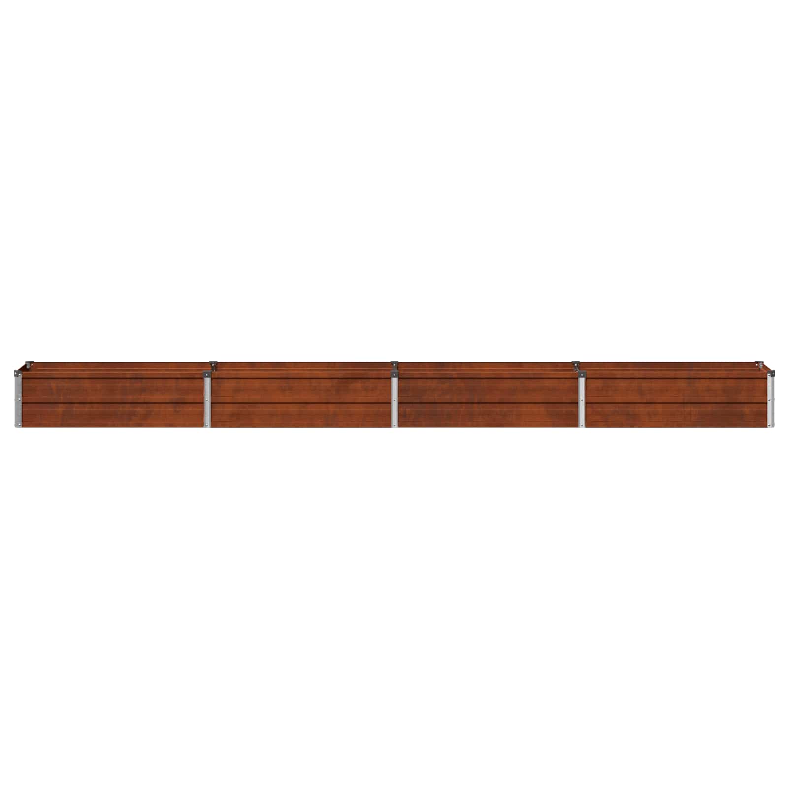 vidaXL Υψωμένο Κρεβάτι Κήπου Σκ rusty 320 x 40 x 24 εκ. κοντόν - Image 4