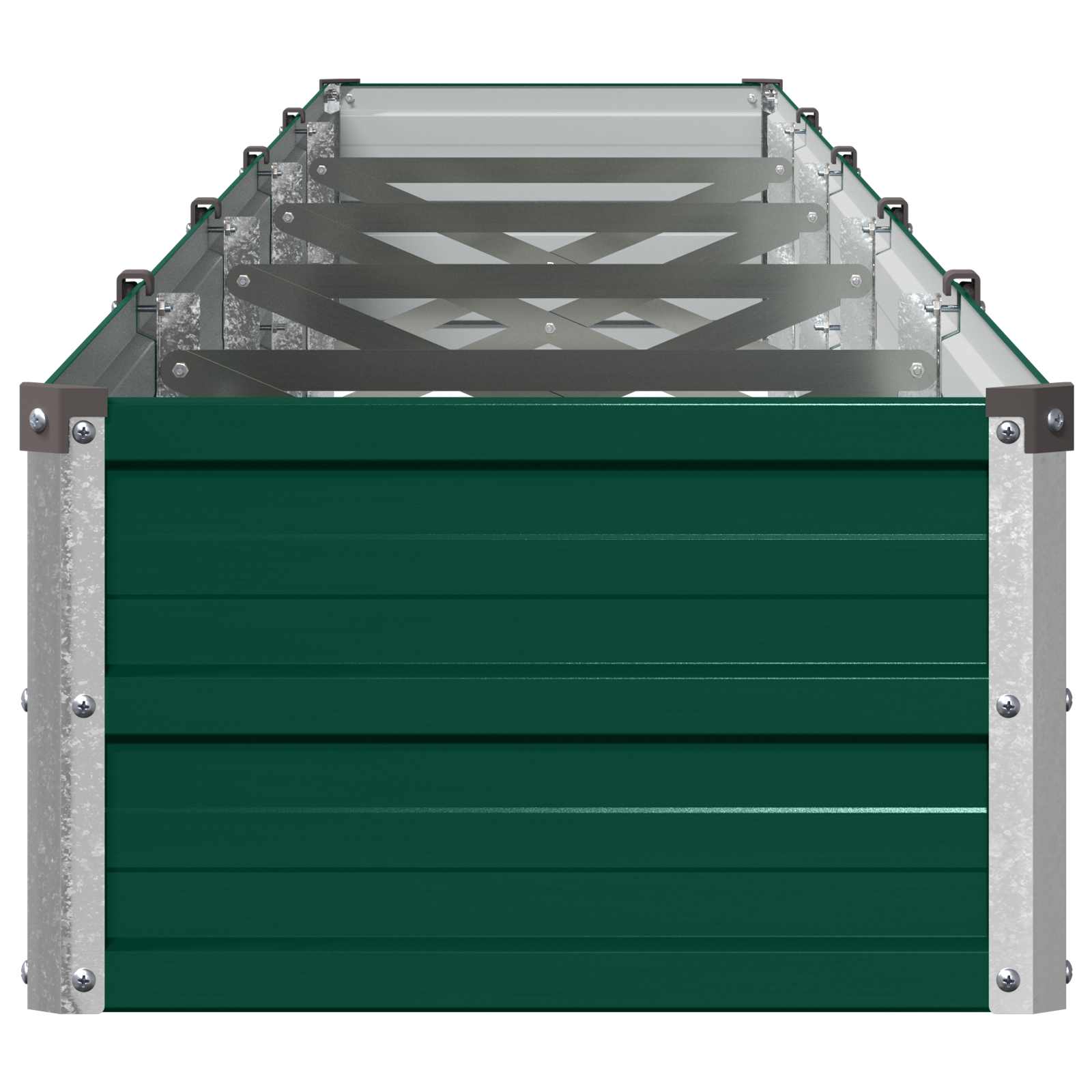 vidaXL Υψωμένο Κρεβάτι Κήπου Πράσινο 400 x 40 x 24 εκ. - Image 4
