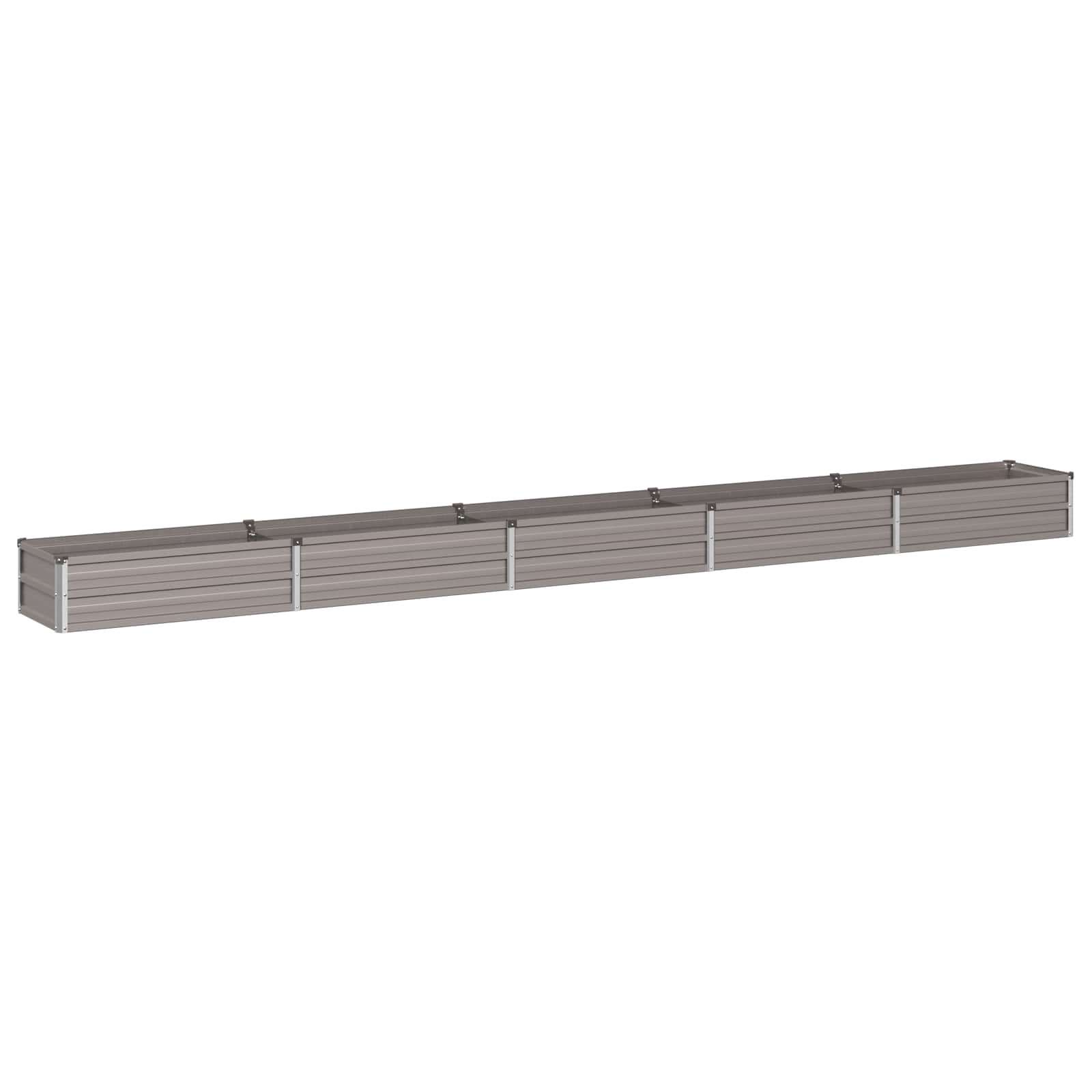 vidaXL Υψωμένο Κρεβάτι Κήπου Σκ rusty 400 x 40 x 24 εκ. κοντόν - Image 3