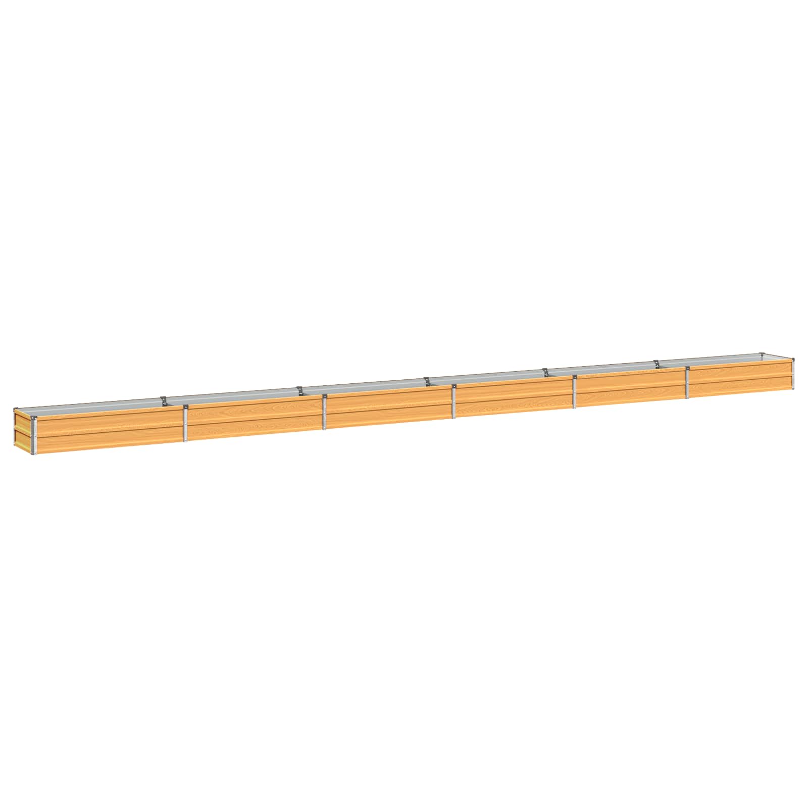vidaXL Υψωμένο Κρεβάτι Κήπου Φυσικό 600 x 40 x 24 εκ. - Image 2