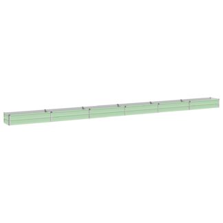 vidaXL Υψωμένο Κρεβάτι Κήπου Παστέλ Πράσινο 600 x 40 x 24 εκ.