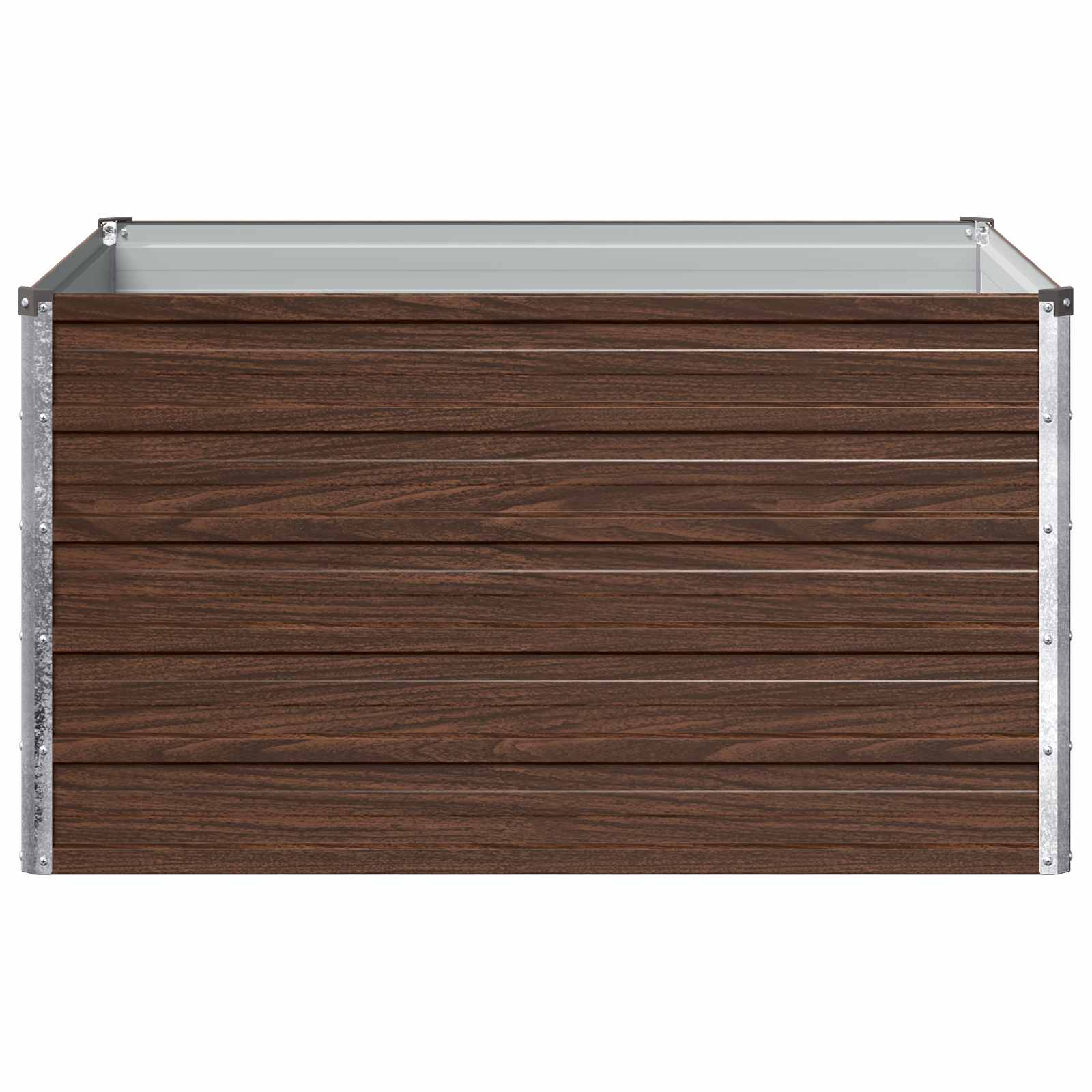 vidaXL Υψωμένο Κρεβάτι Κήπου Μαύρο 100 x 80 x 55 εκ. - Image 3