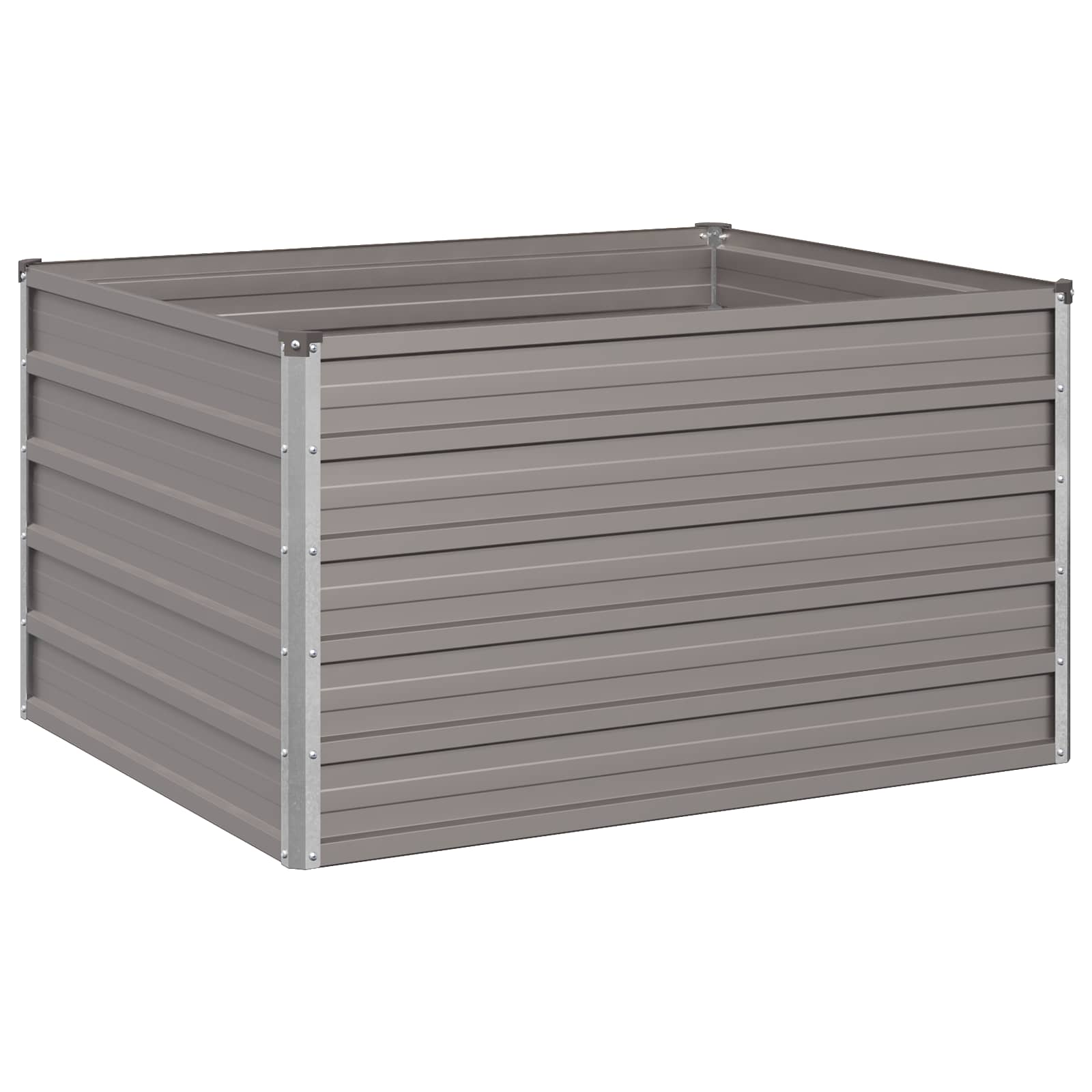 vidaXL Υψωμένο Κρεβάτι Κήπου Σκ rusty 100 x 80 x 55 εκ. κοντόν - Image 3
