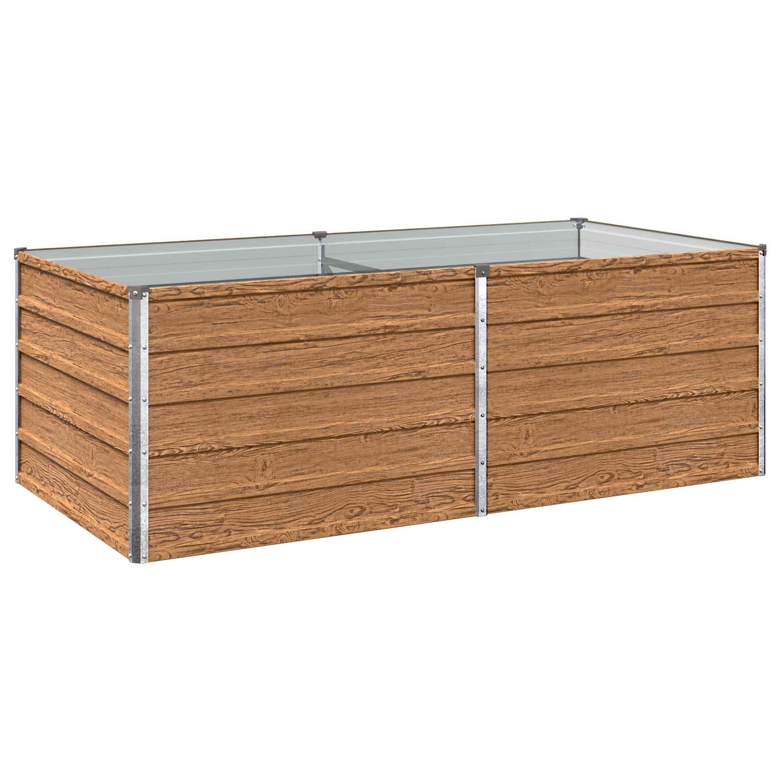 vidaXL Υψωμένο Κρεβάτι Κήπου Ξύλινο Καφέ 160 x 80 x 55 εκ. - Image 2