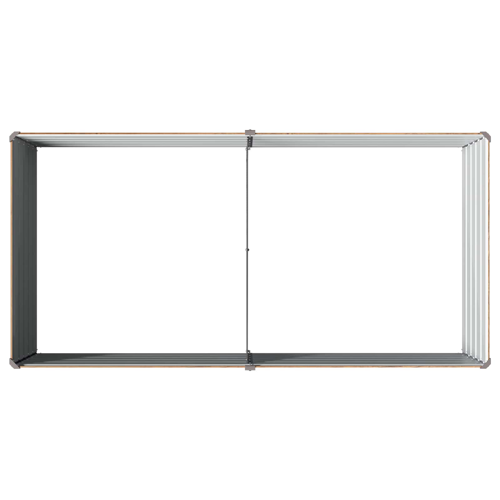 vidaXL Υψωμένο Κρεβάτι Κήπου Ξύλινο Καφέ 160 x 80 x 55 εκ. - Image 5
