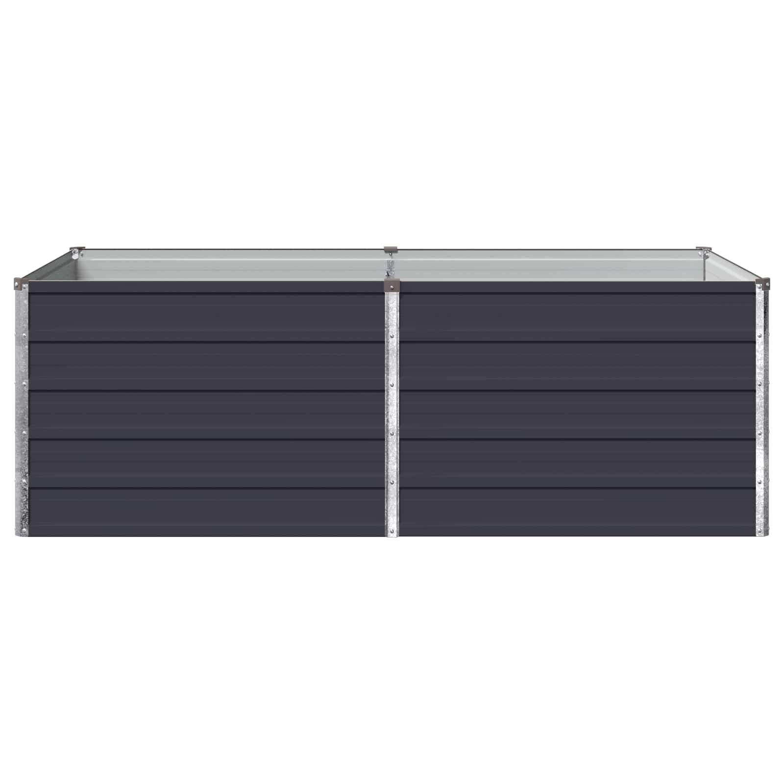 vidaXL Υψωμένο Κρεβάτι Κήπου Ανθρακί 160 x 80 x 55 εκ. - Image 3