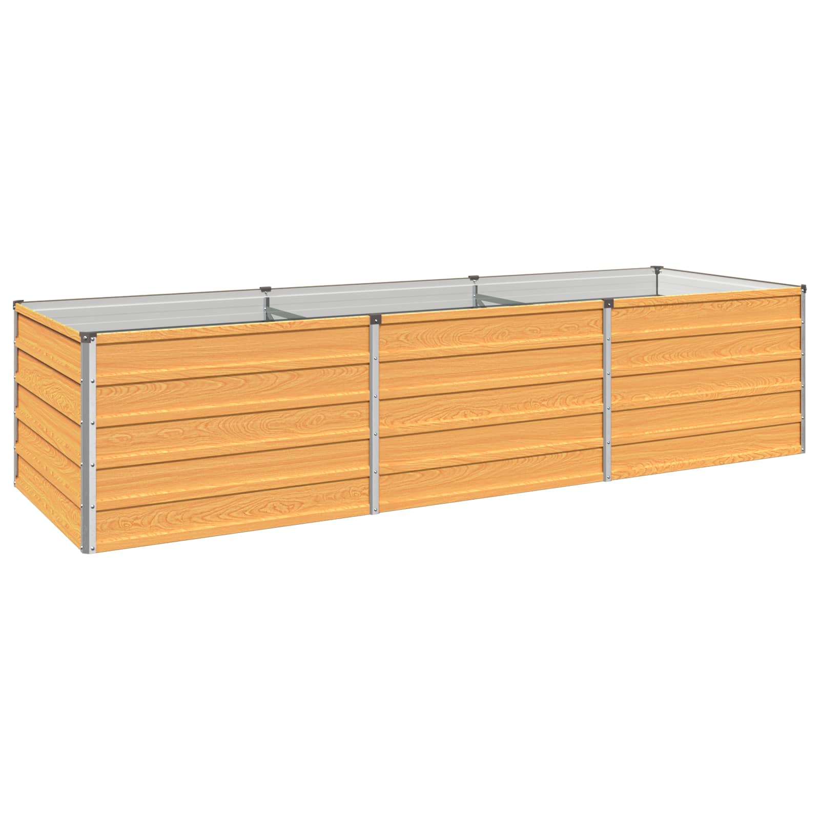 vidaXL Υψωμένο Κρεβάτι Κήπου Φυσικό 240 x 80 x 55 εκ. - Image 2