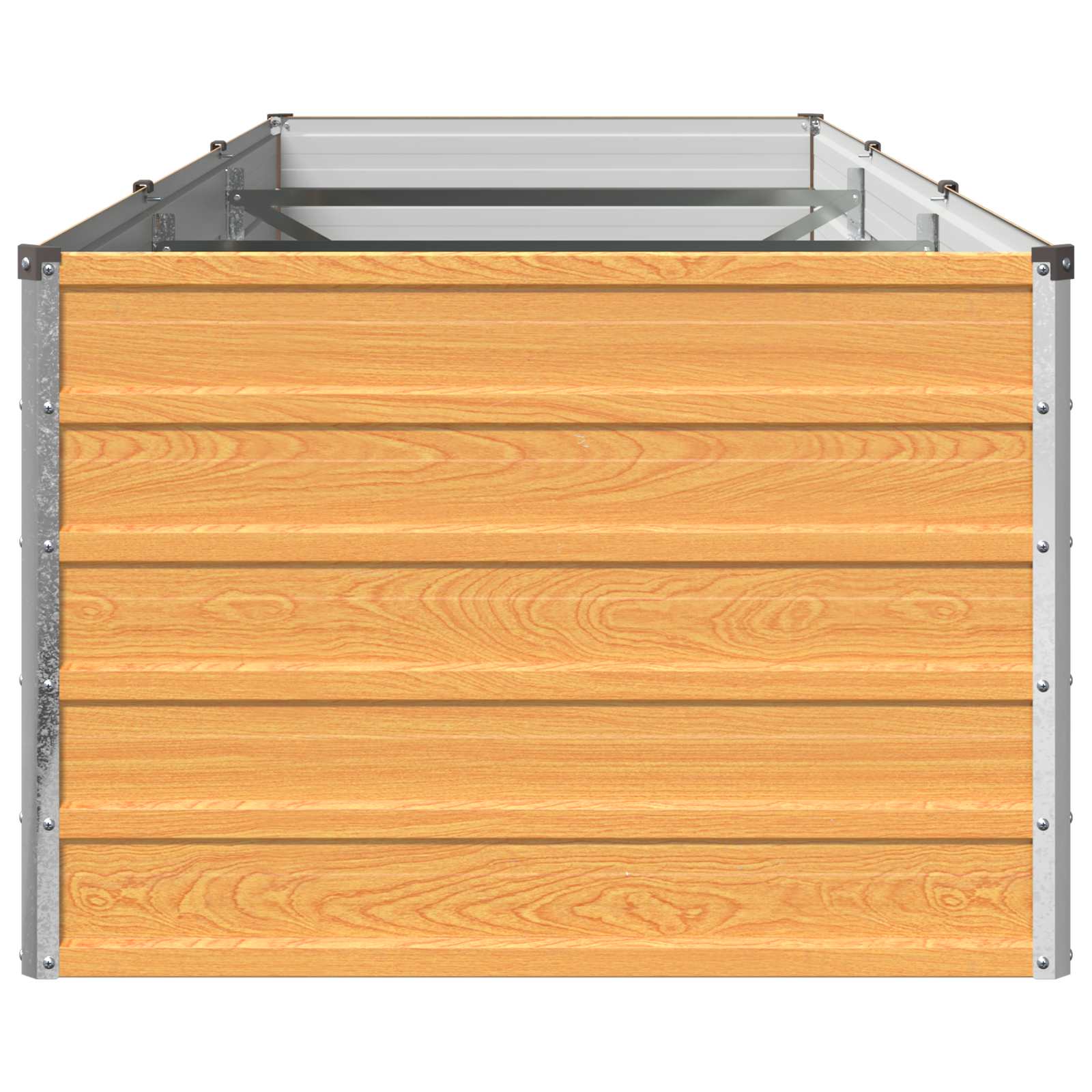 vidaXL Υψωμένο Κρεβάτι Κήπου Φυσικό 240 x 80 x 55 εκ. - Image 4